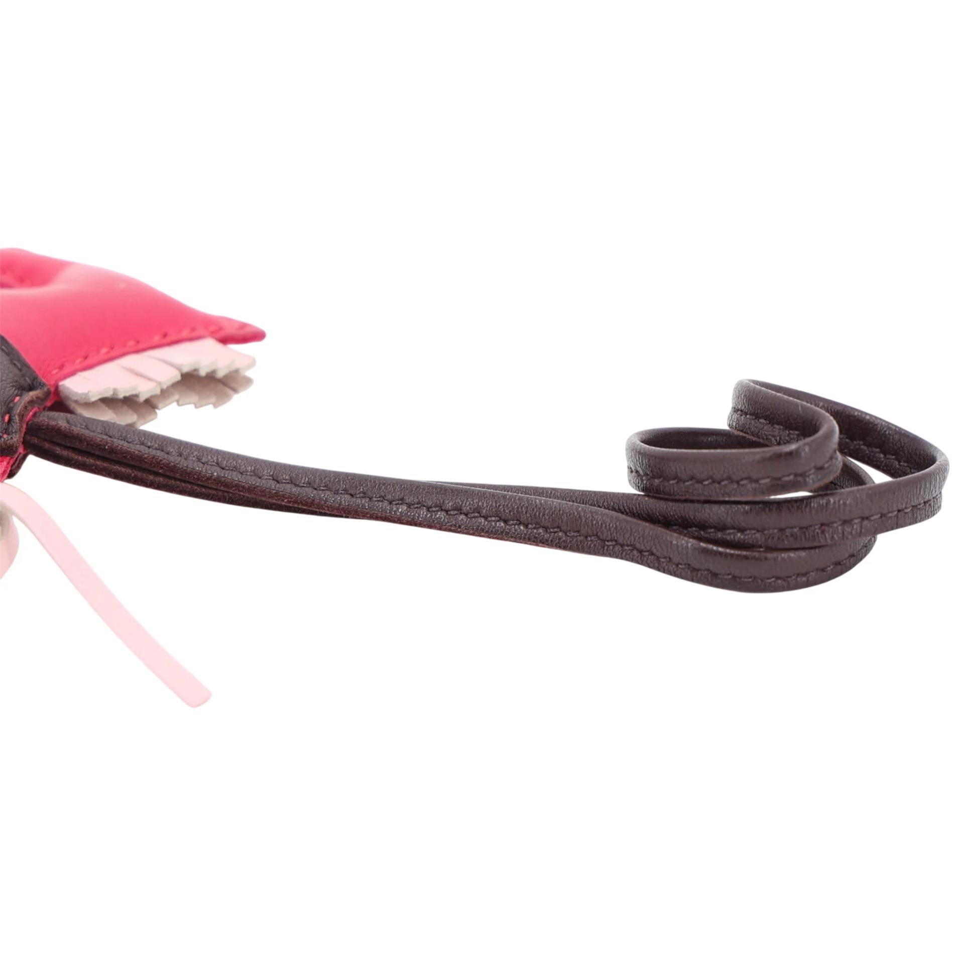 A美品 HERMÈS 愛馬仕 Rodeo PM 小馬 90 覆盆子粉 Framboise 3Q 櫻花粉 Rose Sakura 0G 馬鞍紅 Rouge Sellier Agneau Milo 米洛羊羔皮 U刻 2022年 - 4