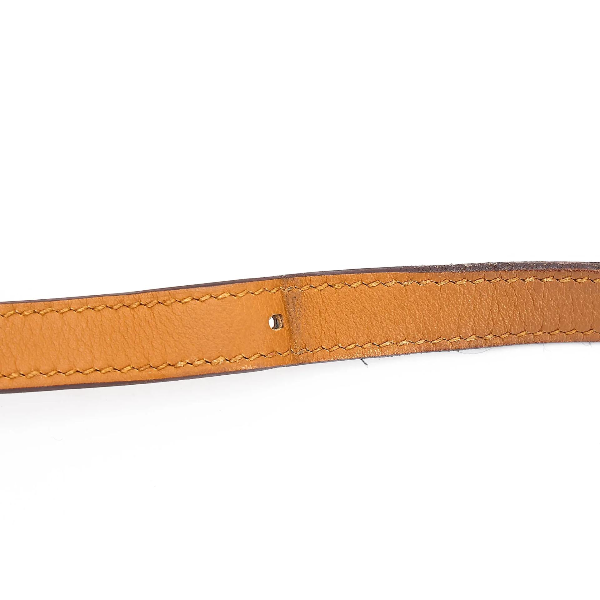 ランク A HERMÈS エルメス アルザン25 キャラメル (28) エバーカラー シルバー金具 Z刻印 (2021) - 50