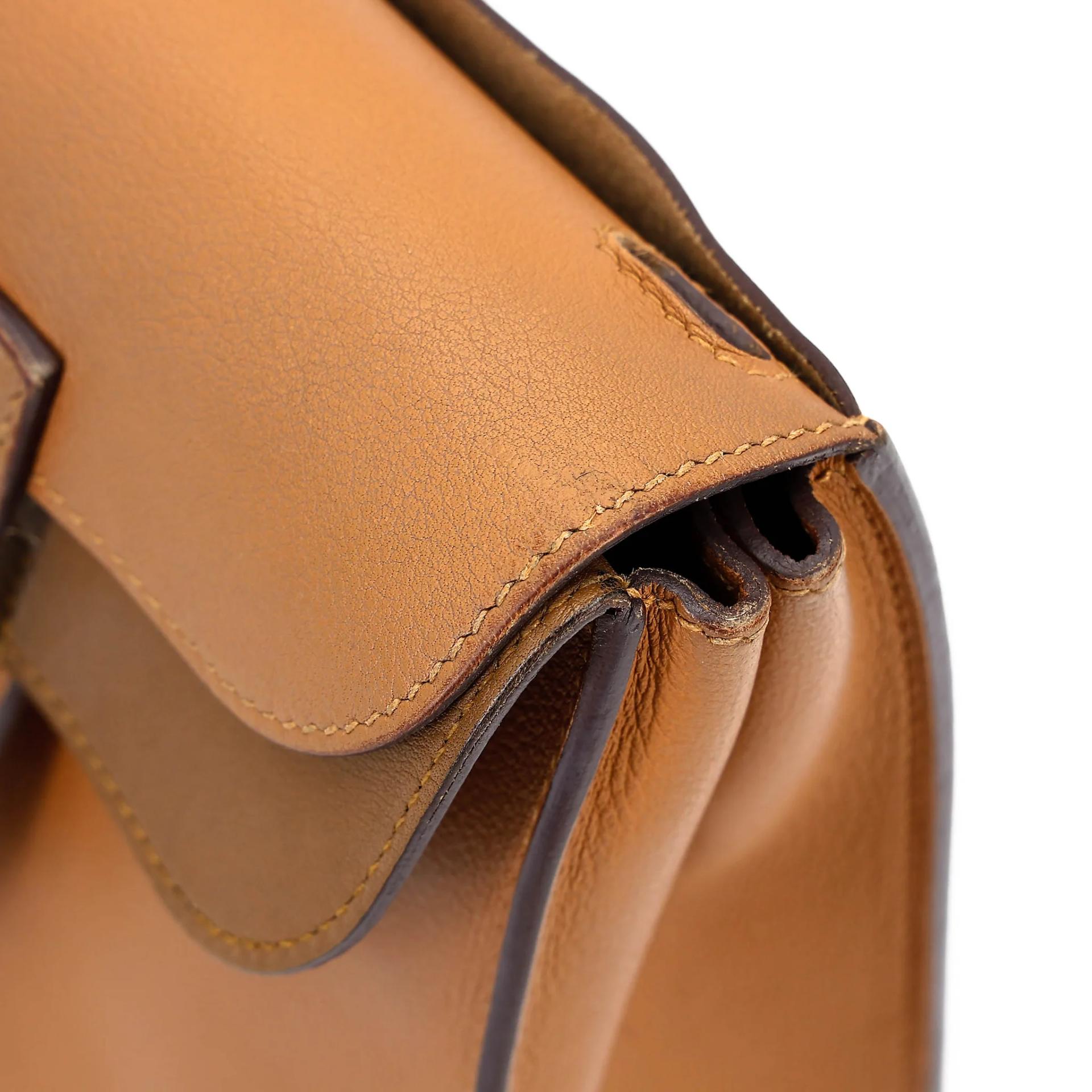 ランク A HERMÈS エルメス アルザン25 キャラメル (28) エバーカラー シルバー金具 Z刻印 (2021) - 32
