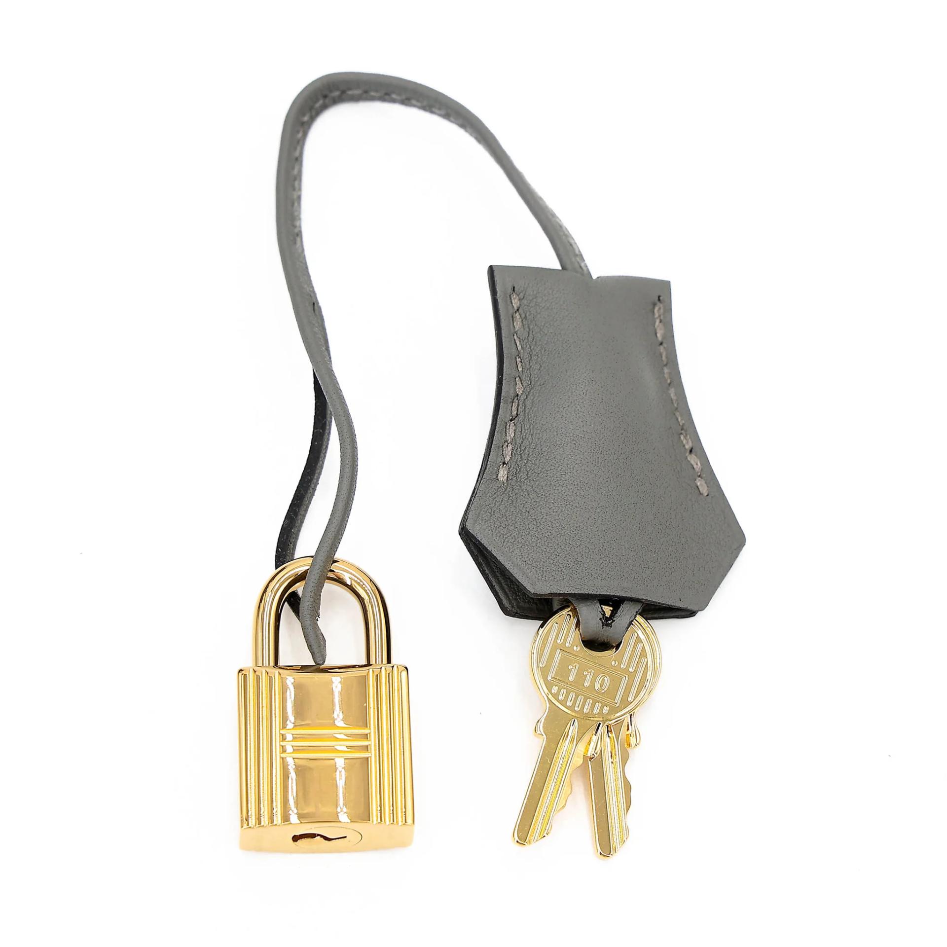 Unused ( Rank NS ) HERMÈS Birkin 25 Gris Meyer (0L) Swift Gold hardware W (2024) - 21