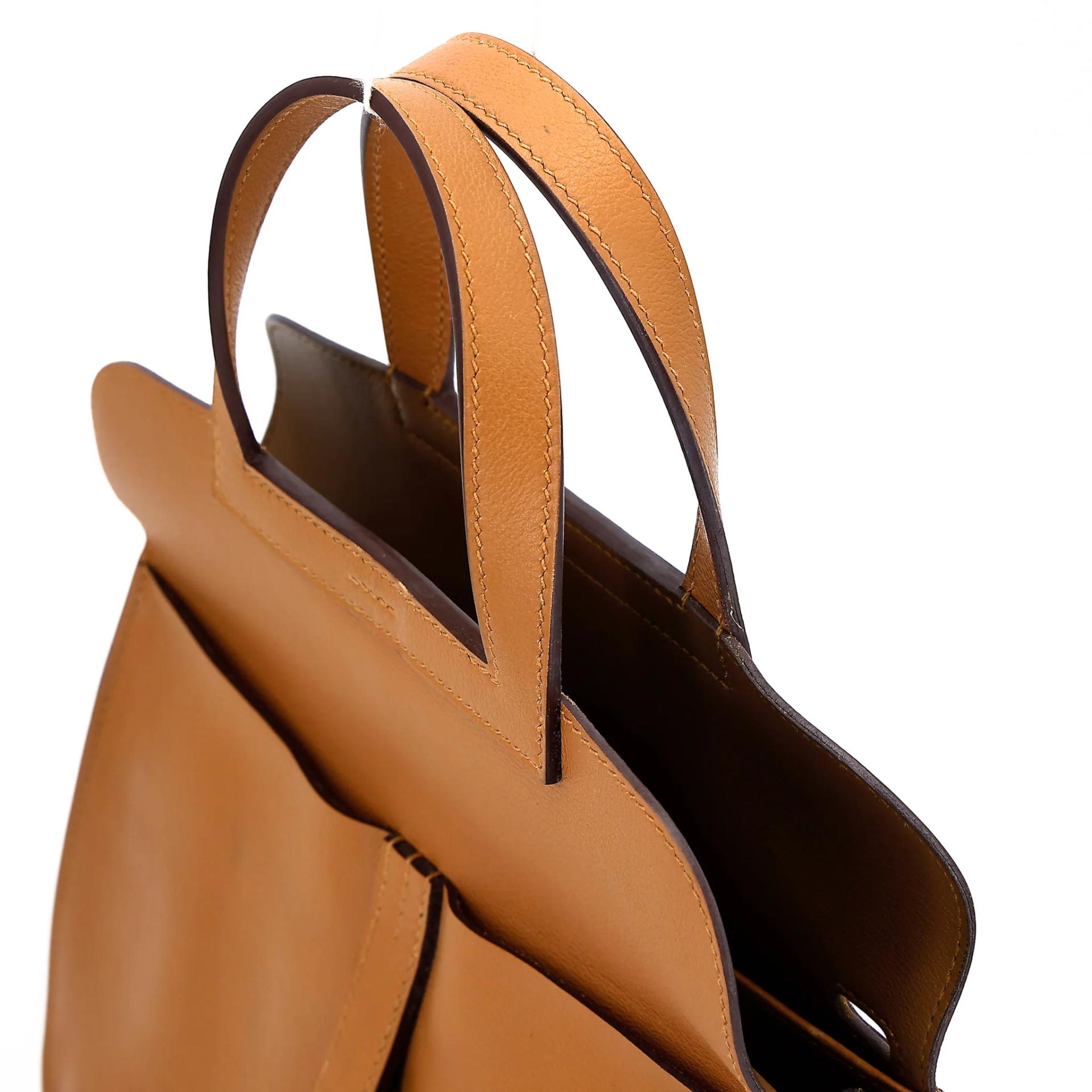 ランク A HERMÈS エルメス アルザン25 キャラメル (28) エバーカラー シルバー金具 Z刻印 (2021) - 6