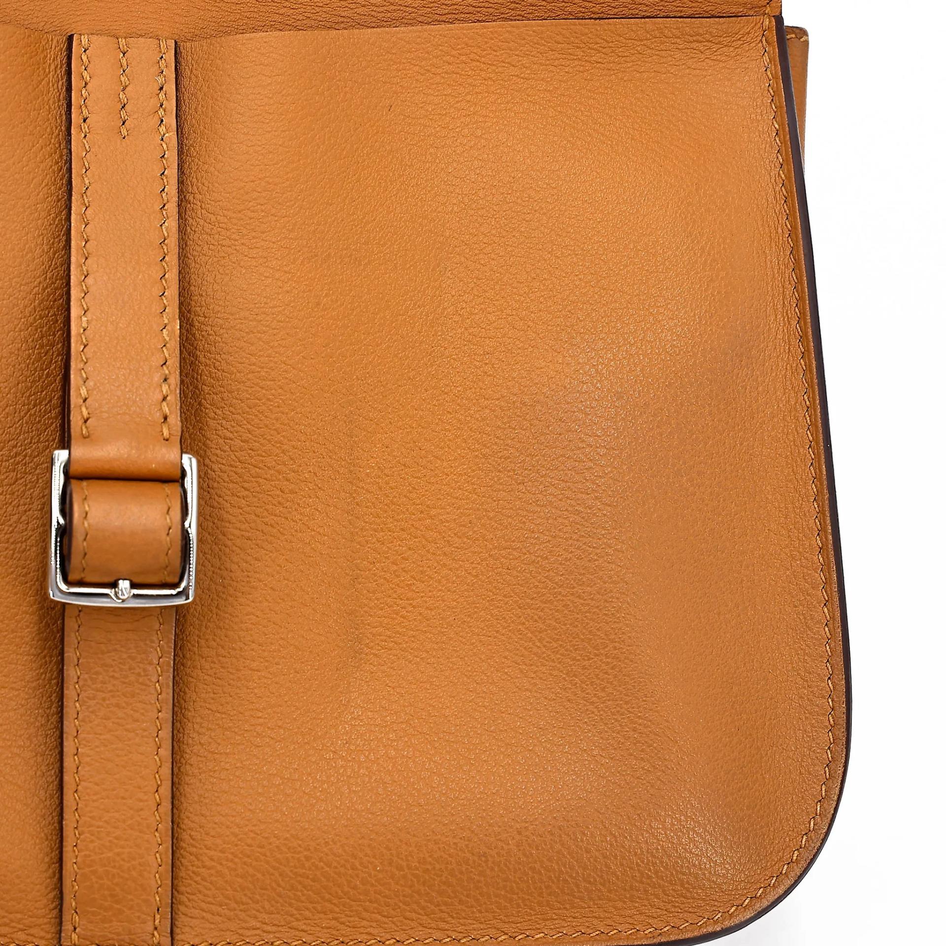 ランク A HERMÈS エルメス アルザン25 キャラメル (28) エバーカラー シルバー金具 Z刻印 (2021) - 24