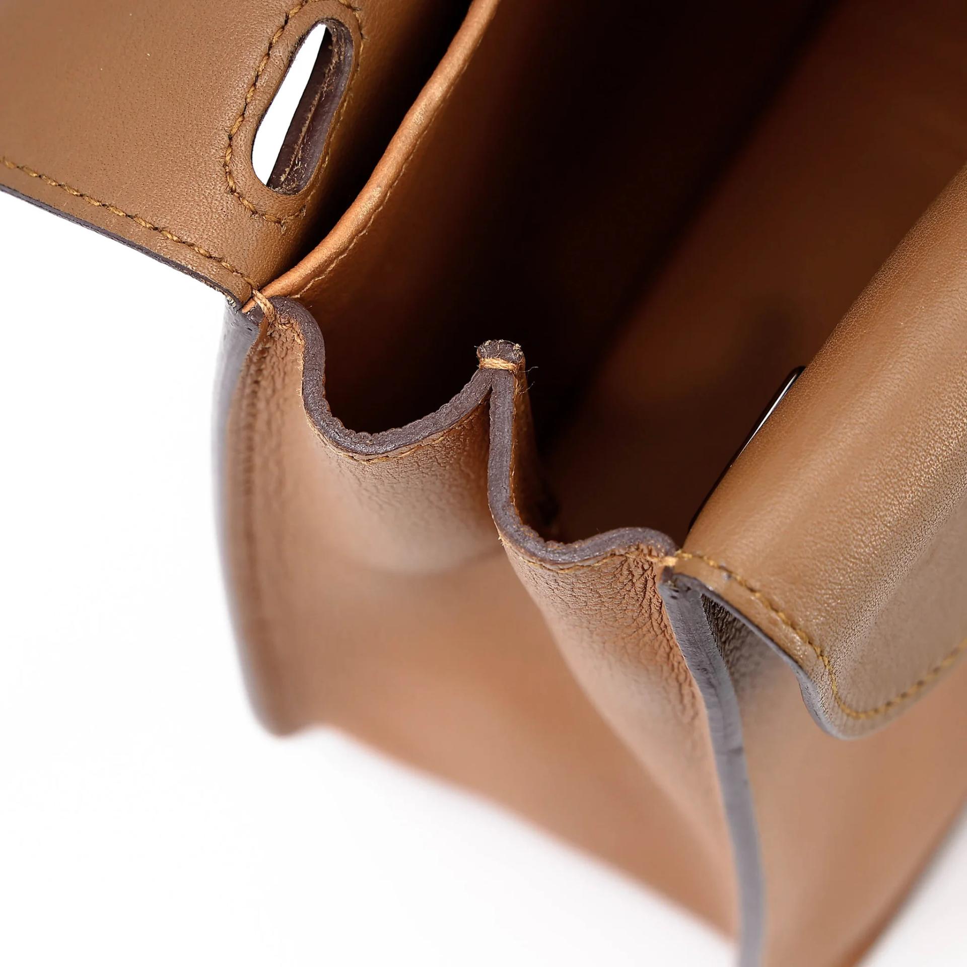 ランク A HERMÈS エルメス アルザン25 キャラメル (28) エバーカラー シルバー金具 Z刻印 (2021) - 38
