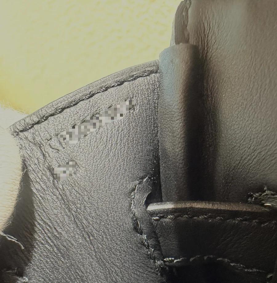 Brand New ( Rank N ) HERMÈS Limited Edition Birkin Cargo 25 Noir (89) Swift Toile H canvas Palladium hardware K (2025) - 15