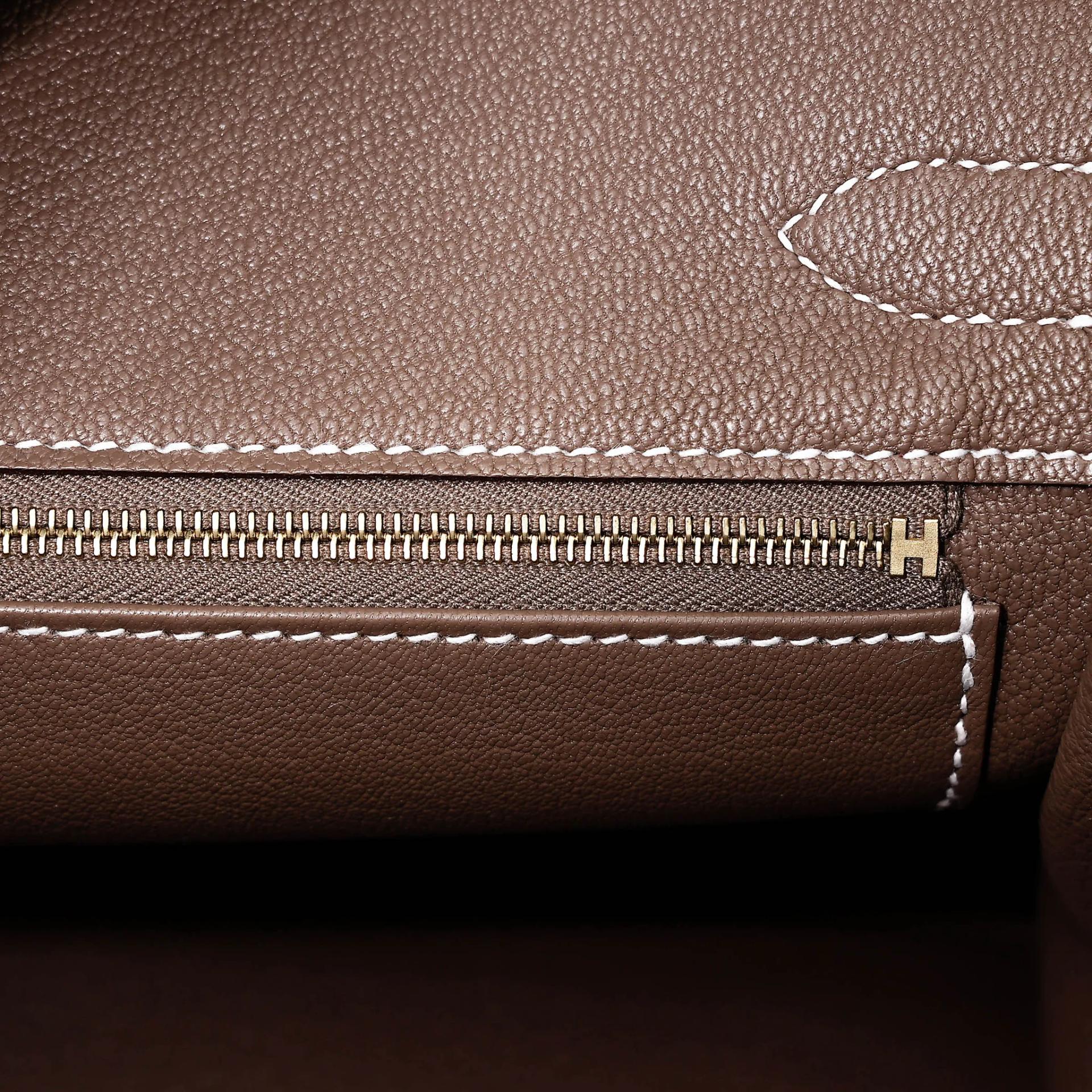 Brand New ( Rank N ) HERMÈS Birkin 30 Etoupe (18) Togo Gold hardware G (2026) - 12