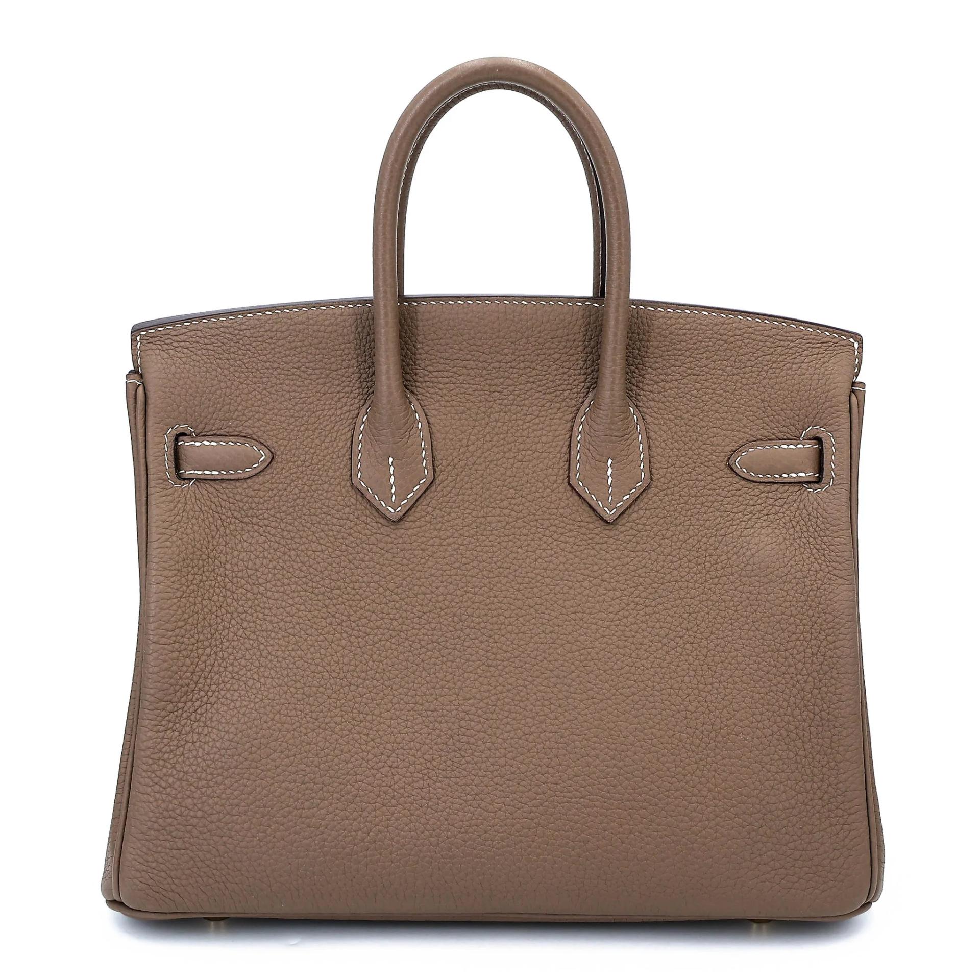 ランク NS 未使用品 HERMÈS エルメス バーキン25 エトゥープ (18) トゴ ゴールド金具 C刻印 (2018) - 2