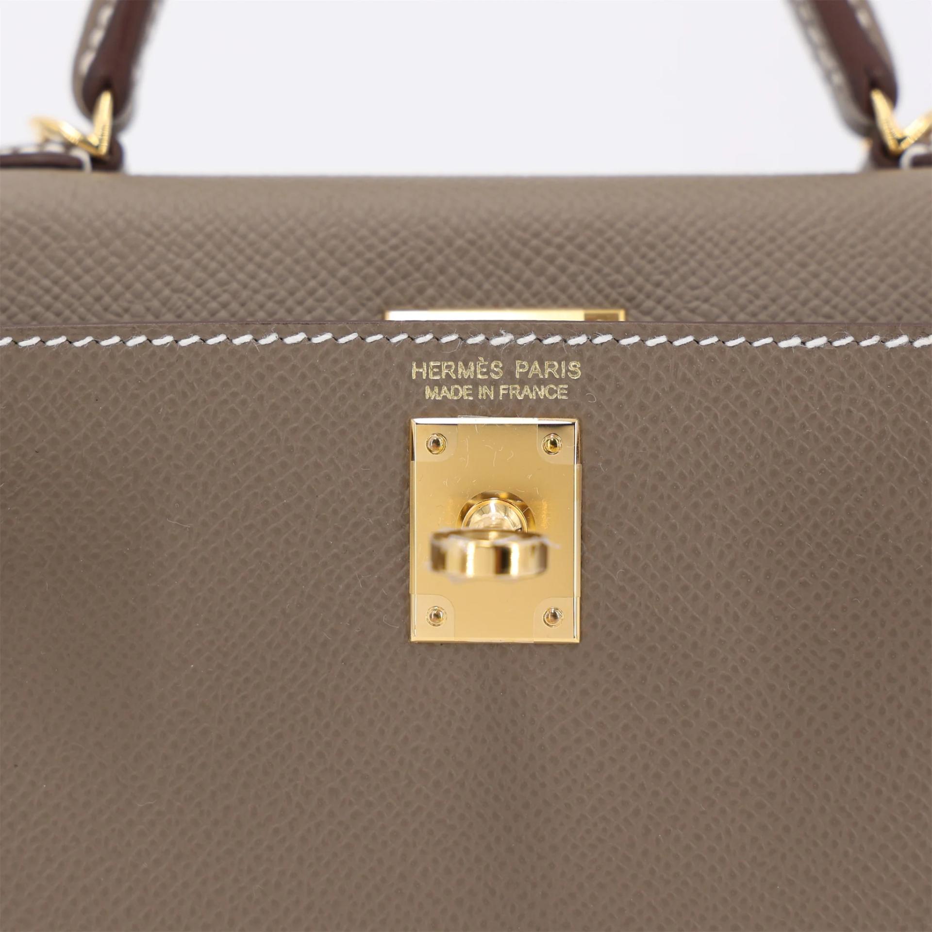 ランク N 新品 HERMÈS エルメス ミニケリー2 エトゥープ (18) エプソン ゴールド金具 G刻印 (2026) - 10