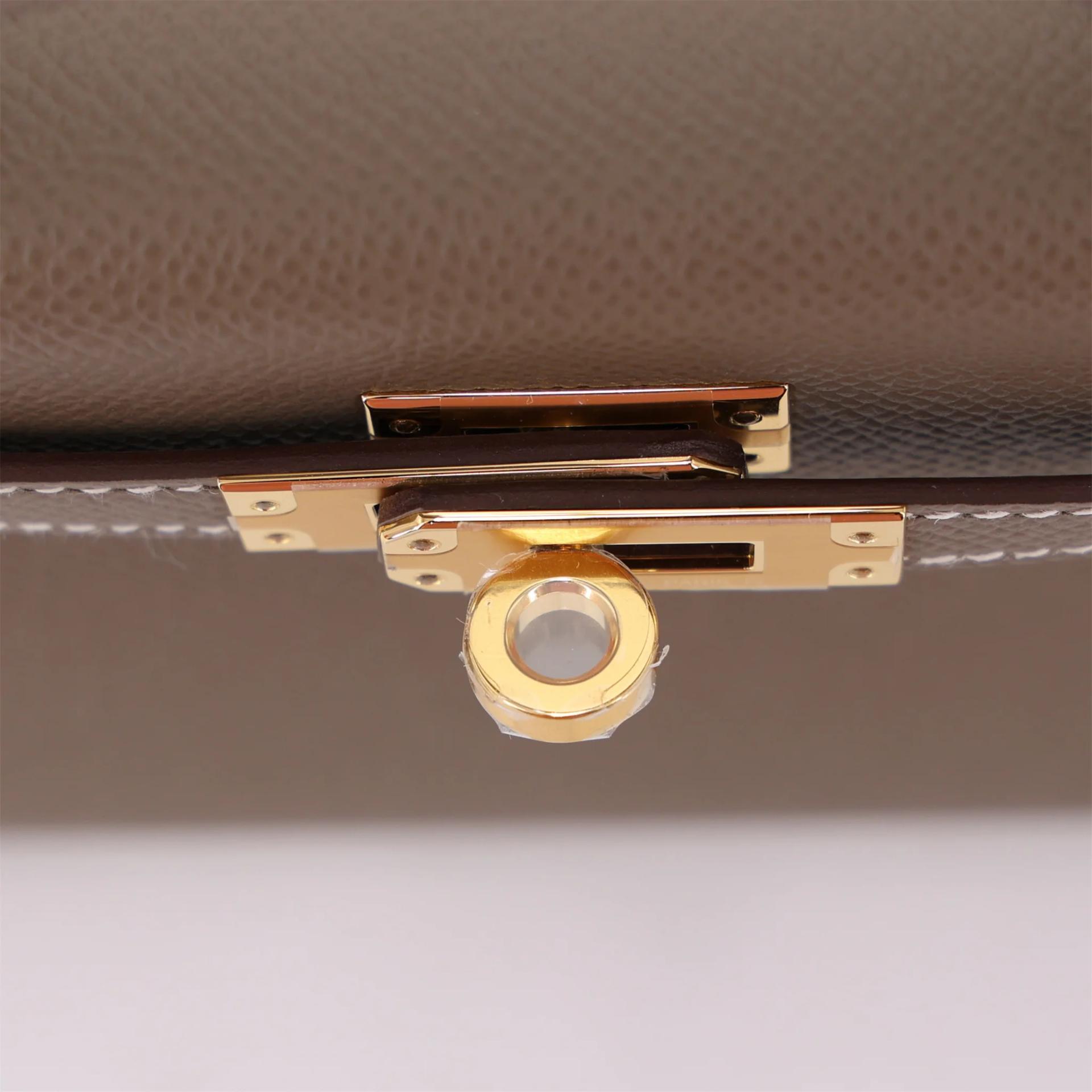 ランク N 新品 HERMÈS エルメス ミニケリー2 エトゥープ (18) エプソン ゴールド金具 G刻印 (2026) - 9