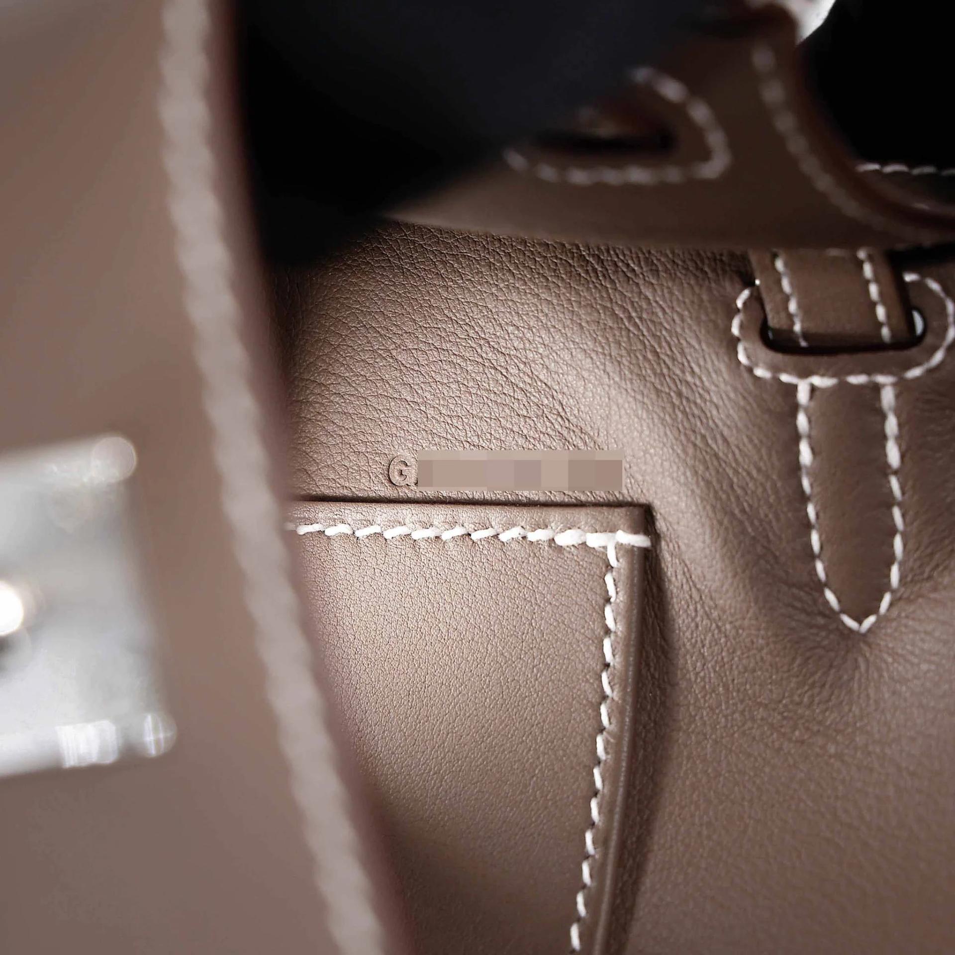 ランク N 新品 HERMÈS エルメス ポシェットケリー エトゥープ (18) スイフト シルバー金具 G刻印 (2026) - 15
