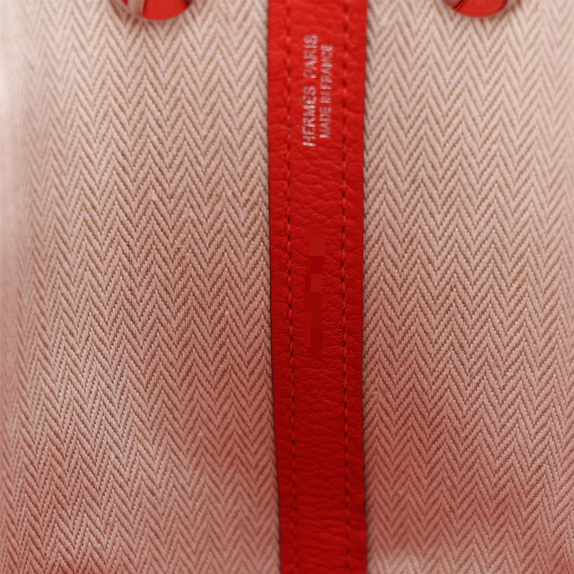 Brand New ( Rank N ) HERMÈS Neo Garden Party 23 Rouge de Coeur (S3) Togo Palladium hardware G (2026) - 17
