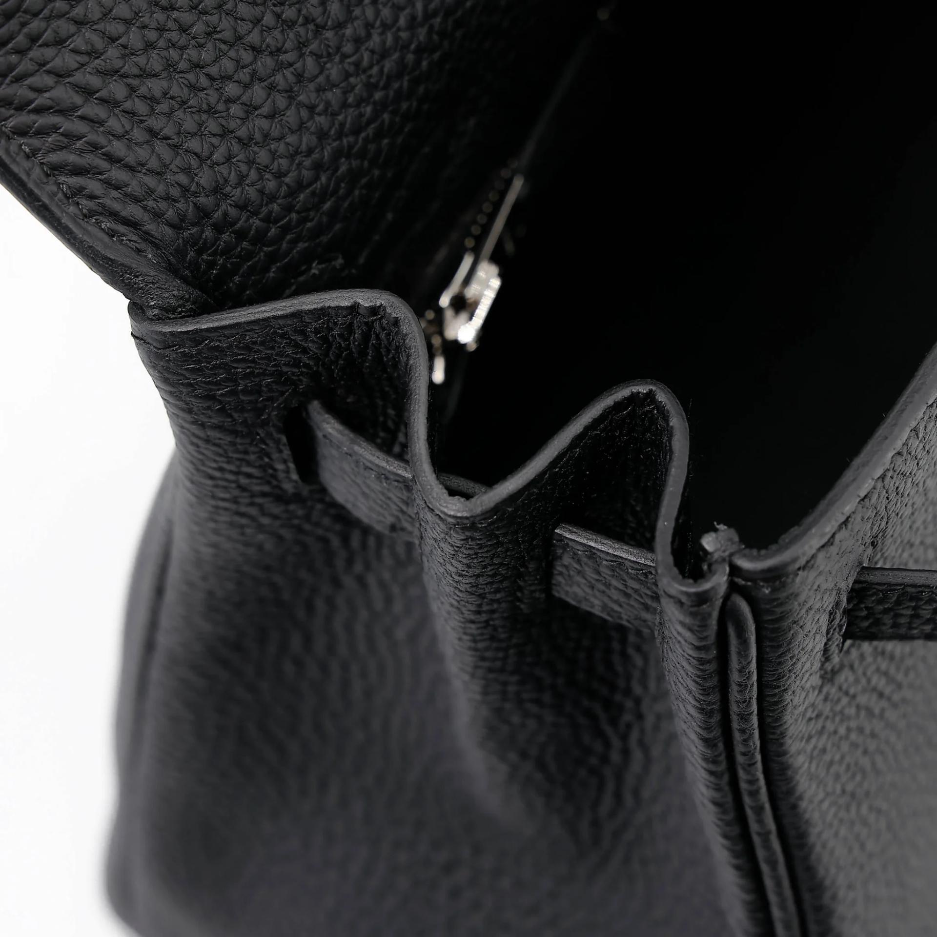 Brand New ( Rank N ) HERMÈS Kelly 25 Noir (89) Togo Palladium hardware G (2026) - 18
