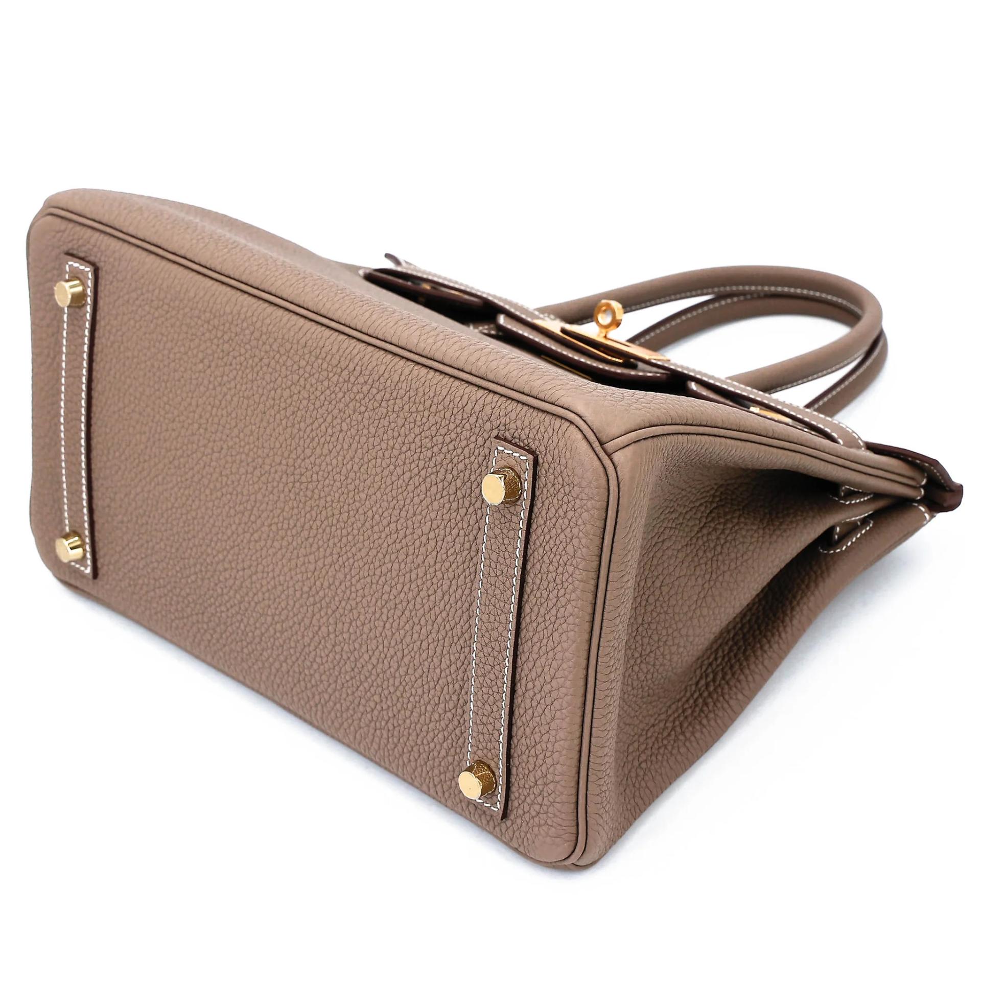 Brand New ( Rank N ) HERMÈS Birkin 30 Etoupe (18) Togo Gold hardware G (2026) - 4