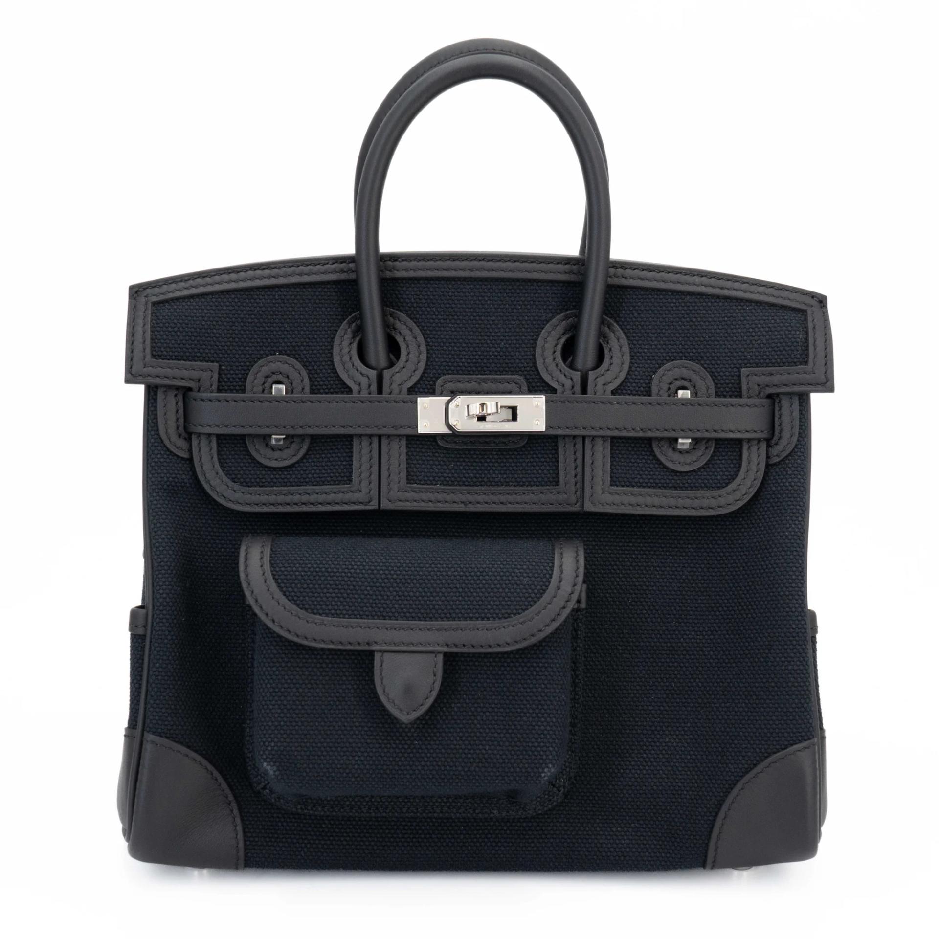 Birkin 25 Cargo Noir (89)