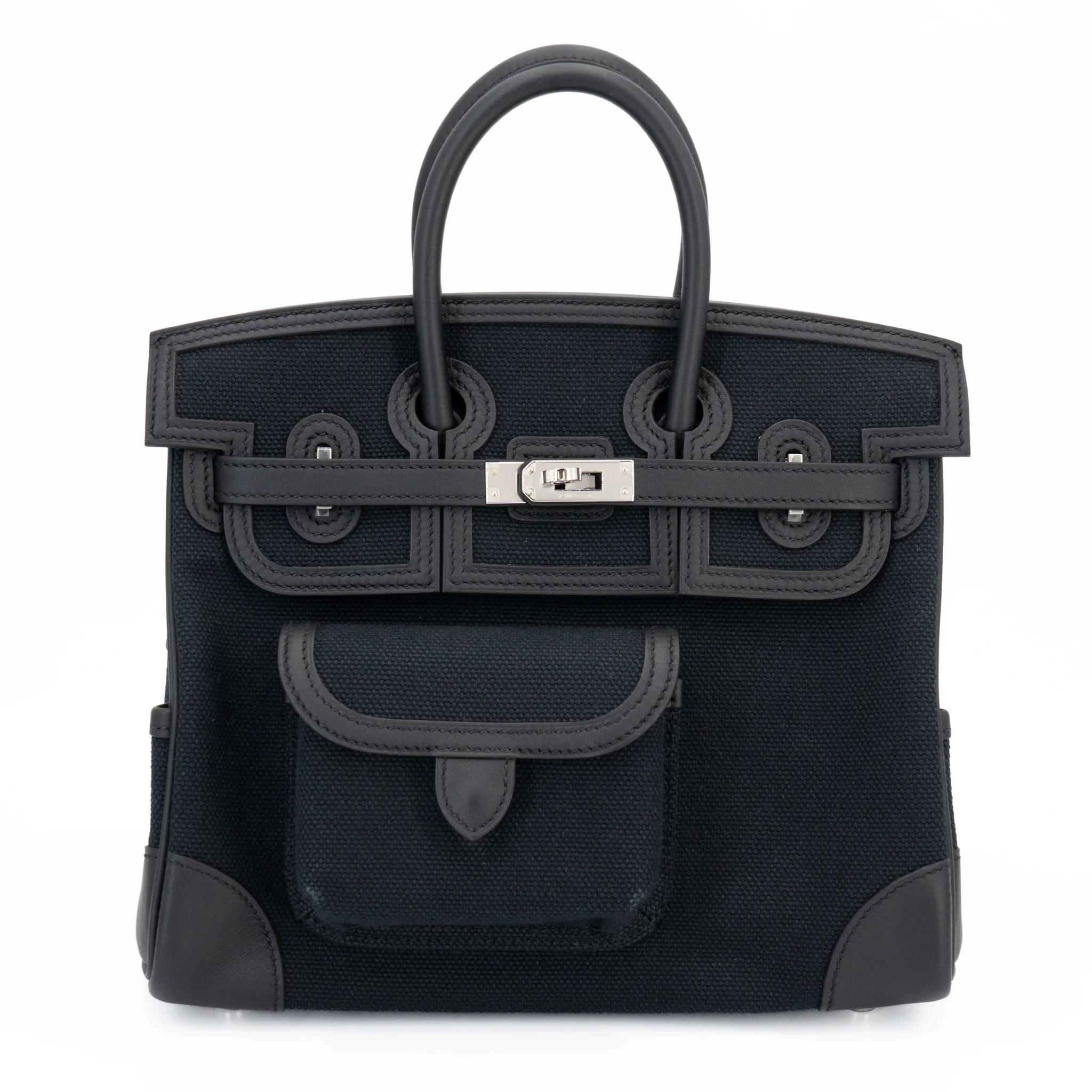 Birkin 25 Cargo Noir (89)