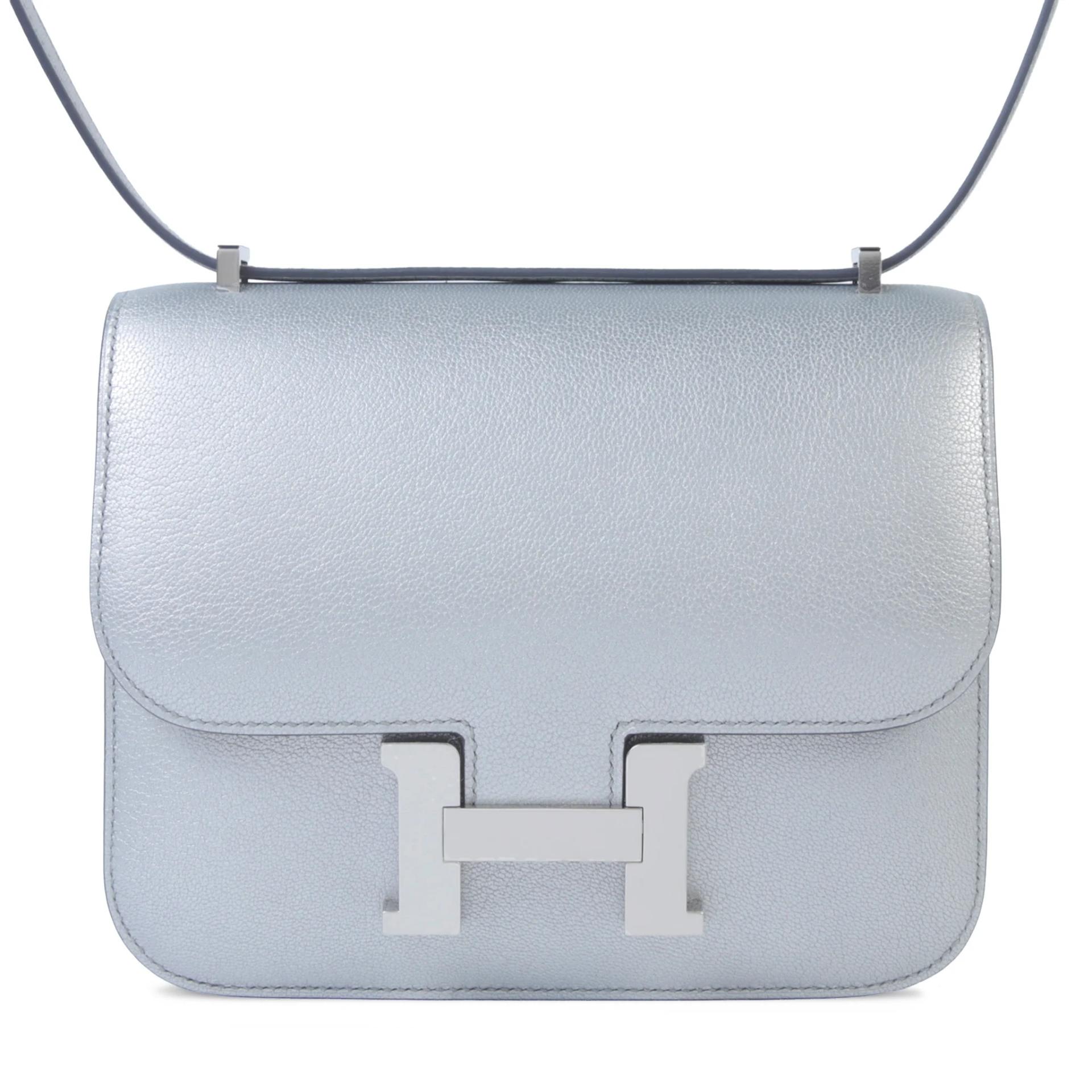 Brand New ( Rank N ) HERMÈS Constance Mini Argent (05) Chamkila Palladium hardware G (2026) - 1
