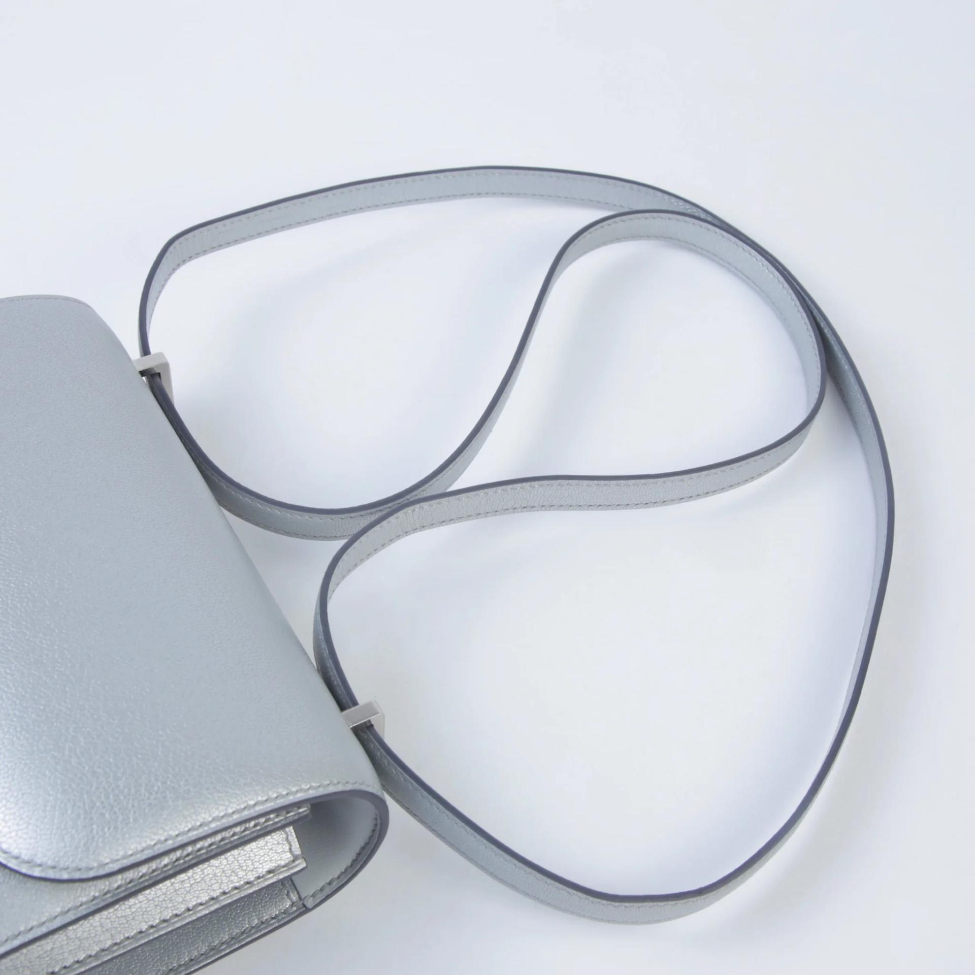 Brand New ( Rank N ) HERMÈS Constance Mini Argent (05) Chamkila Palladium hardware G (2026) - 3