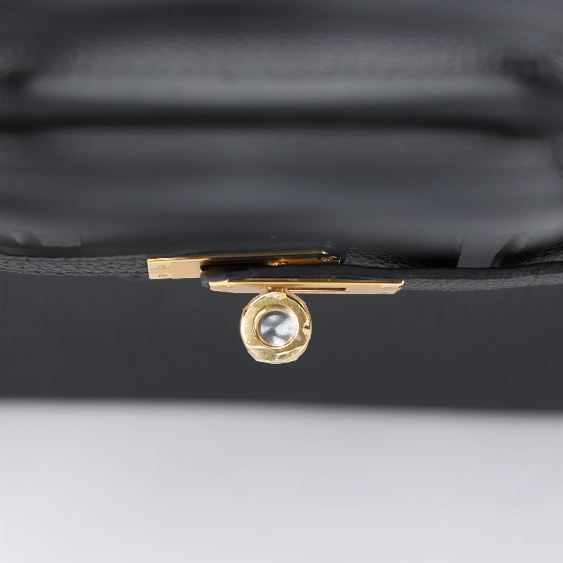 Brand New ( Rank N ) HERMÈS Birkin 25 Noir (89) Togo Gold hardware G (2026) - 9