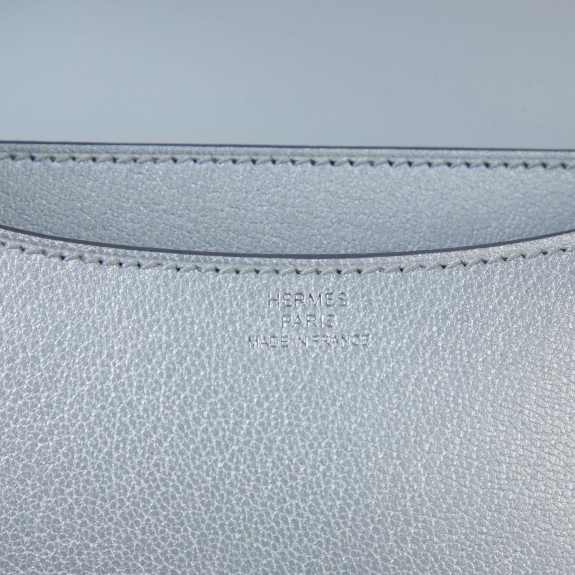 Brand New ( Rank N ) HERMÈS Constance Mini Argent (05) Chamkila Palladium hardware G (2026) - 10