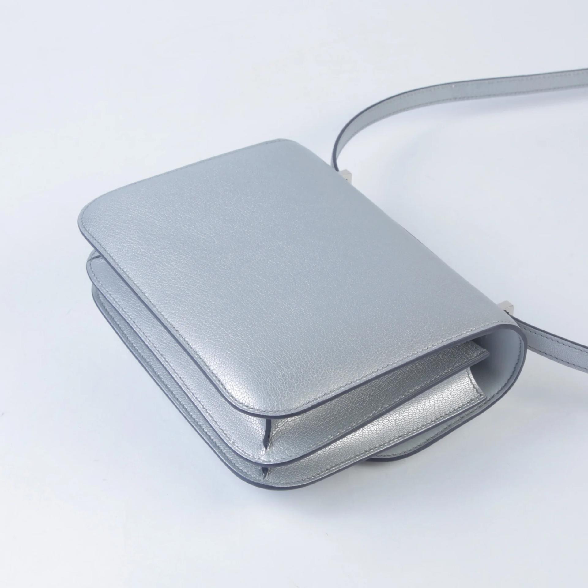 Brand New ( Rank N ) HERMÈS Constance Mini Argent (05) Chamkila Palladium hardware G (2026) - 7