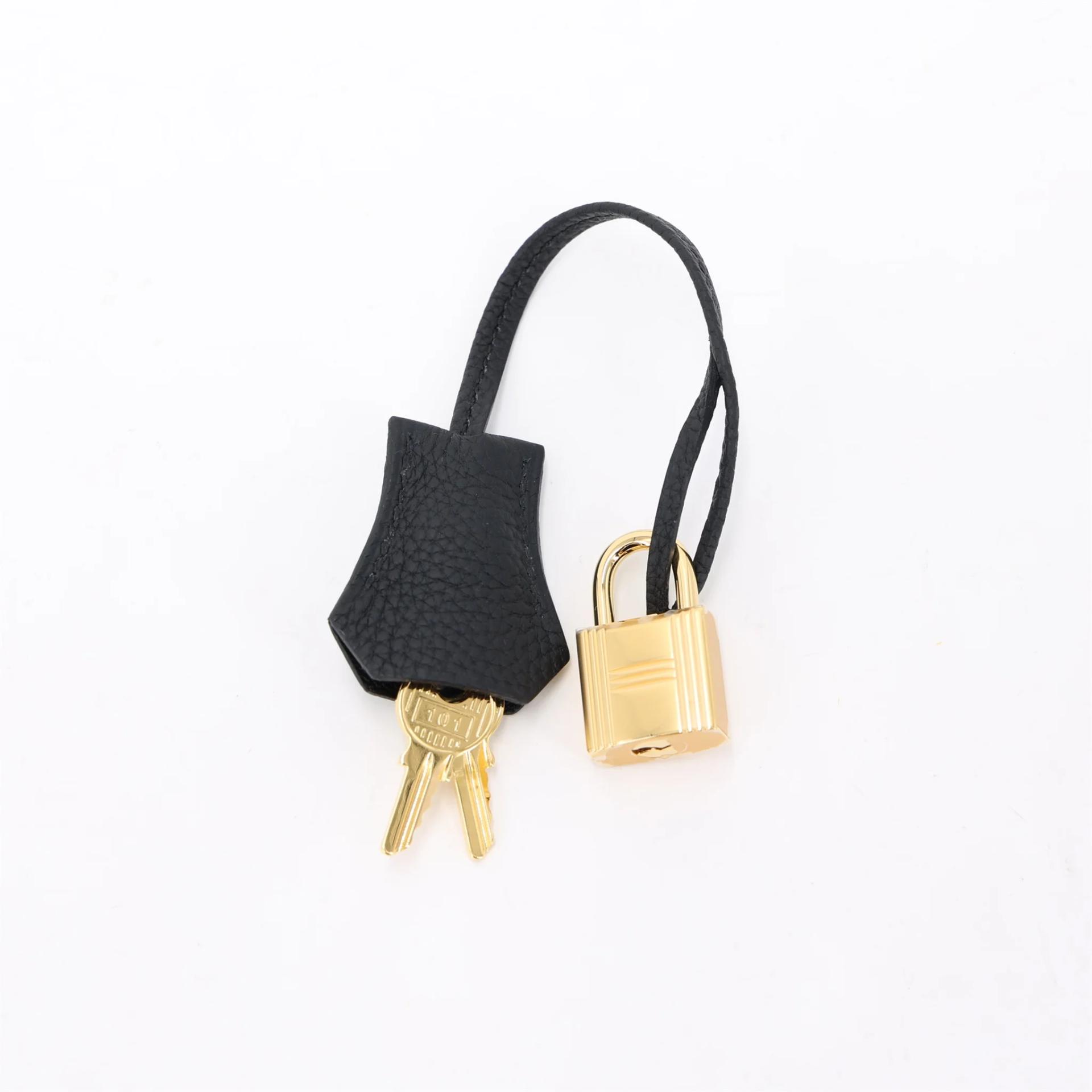 Brand New ( Rank N ) HERMÈS Birkin 25 Noir (89) Togo Gold hardware G (2026) - 17