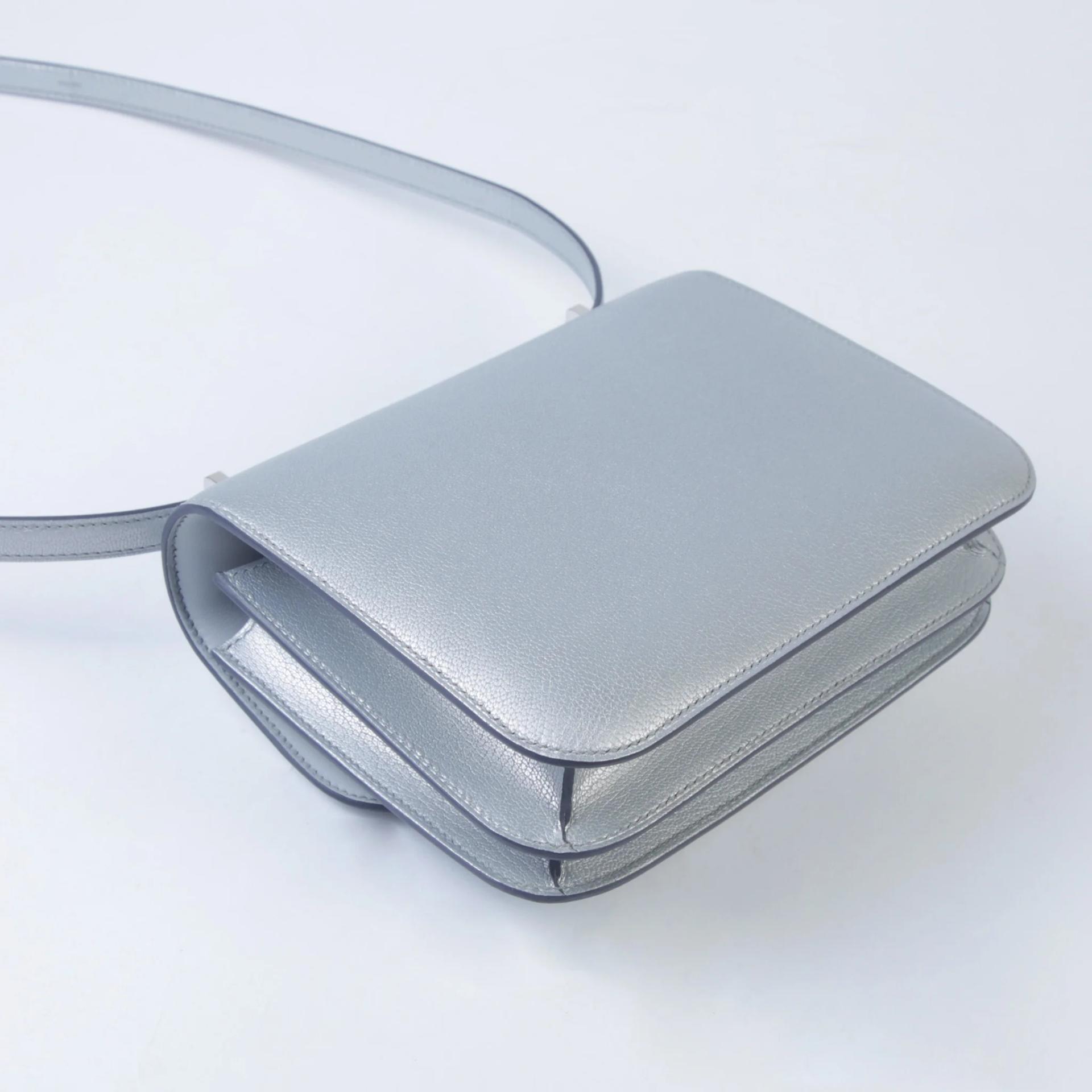 Brand New ( Rank N ) HERMÈS Constance Mini Argent (05) Chamkila Palladium hardware G (2026) - 6