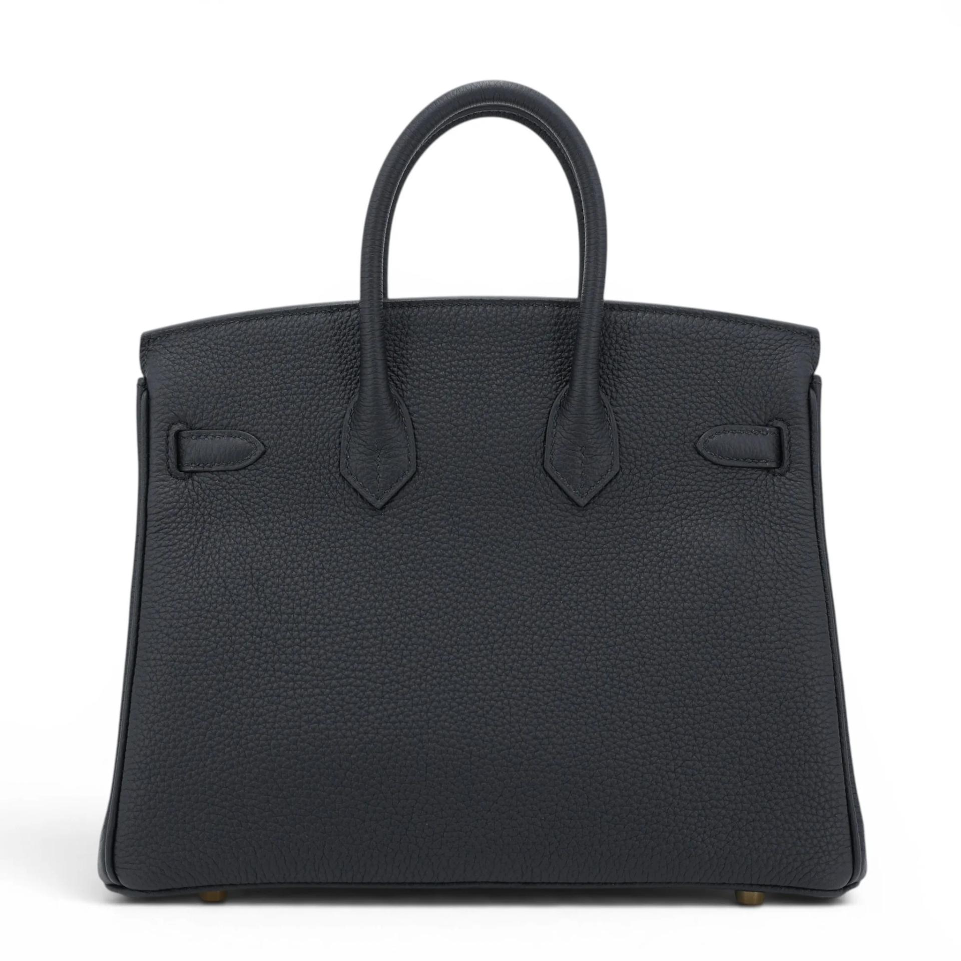Brand New ( Rank N ) HERMÈS Birkin 25 Noir (89) Togo Gold hardware G (2026) - 2