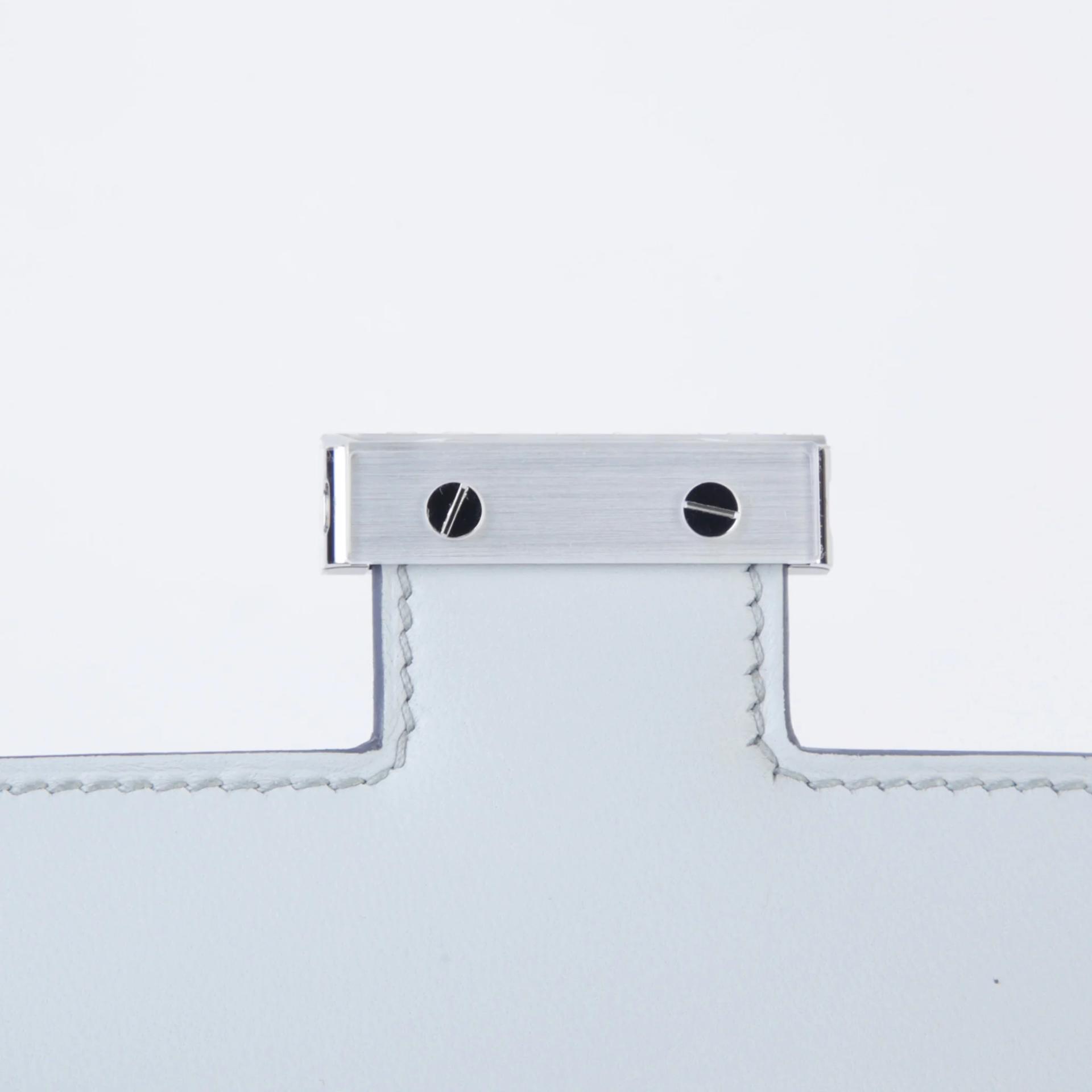 Brand New ( Rank N ) HERMÈS Constance Mini Argent (05) Chamkila Palladium hardware G (2026) - 9