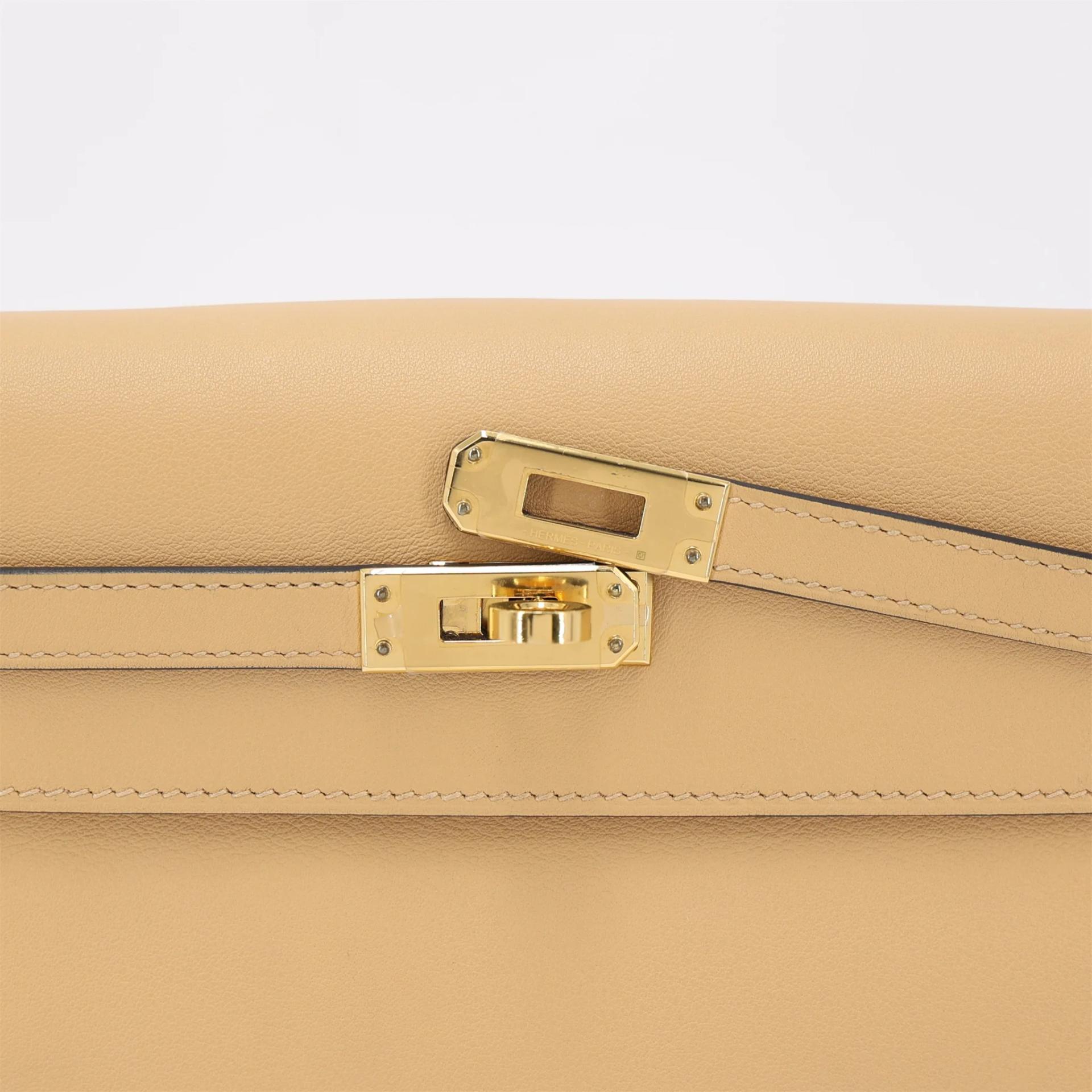 ランク SA HERMÈS エルメス ケリーダンス ナチュラルサブレ (21) スイフト ゴールド金具 B刻印 (2023) - 7