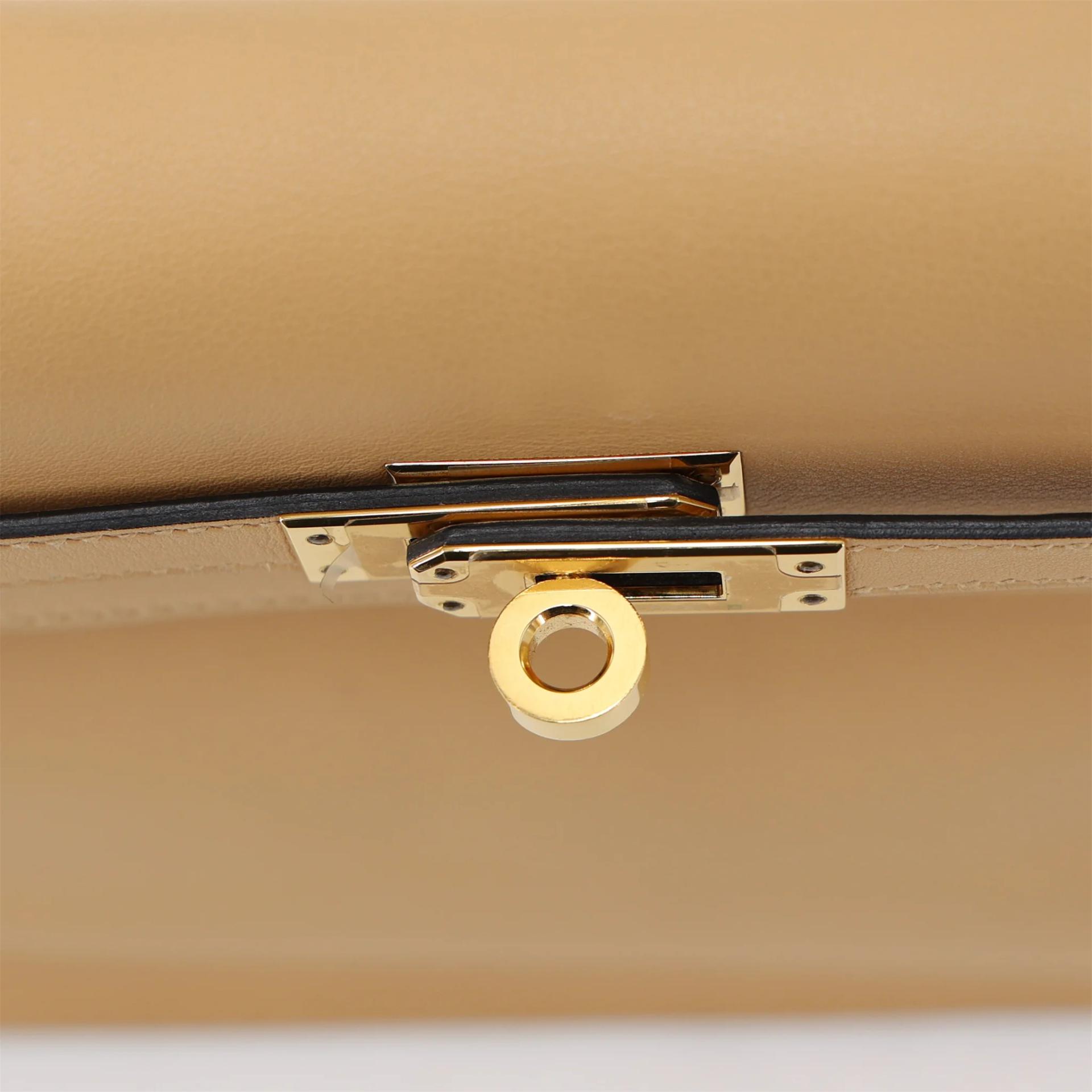 ランク SA HERMÈS エルメス ケリーダンス ナチュラルサブレ (21) スイフト ゴールド金具 B刻印 (2023) - 8