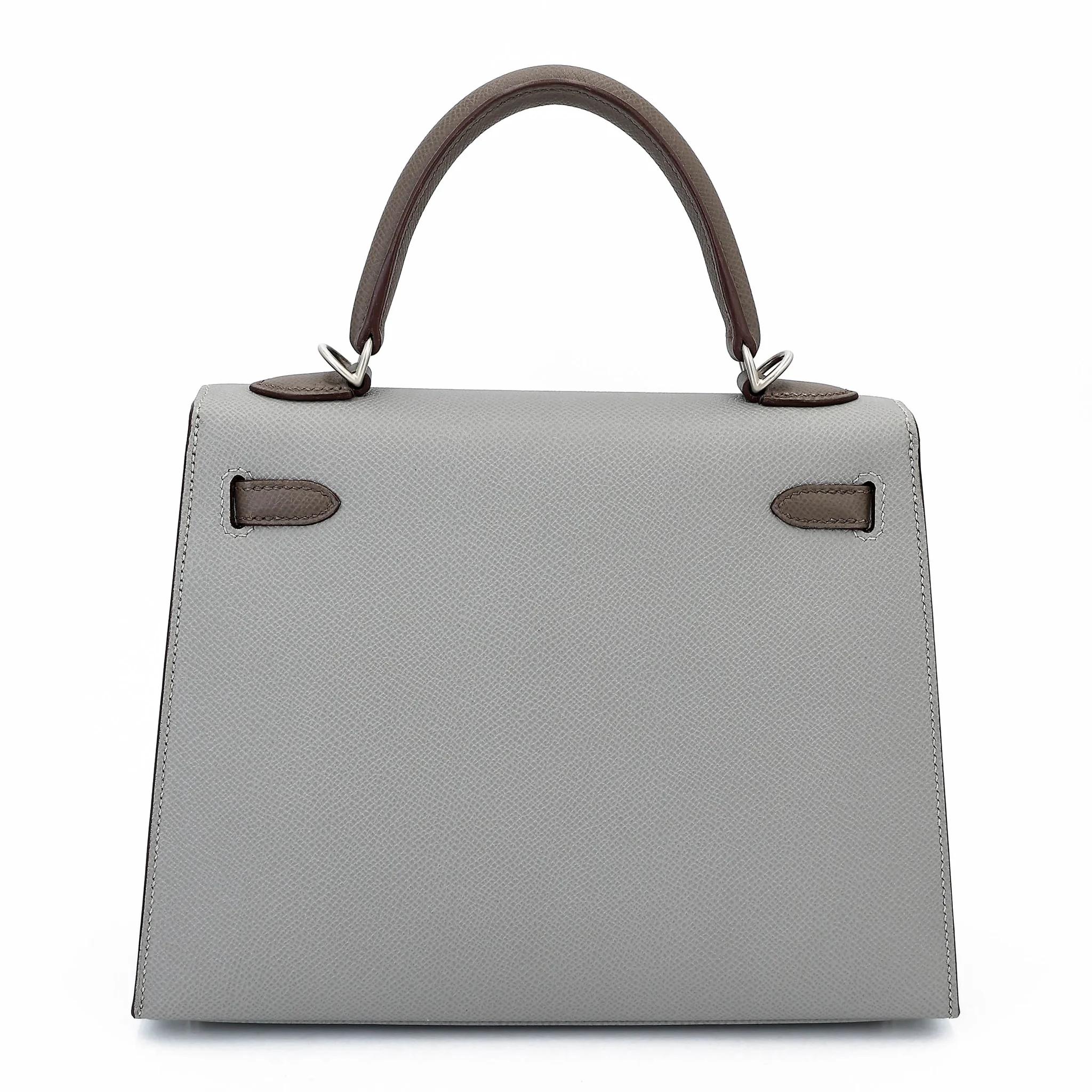Kelly 25 Sellier HSS Gris Mouette (4Z) Etain (8F)