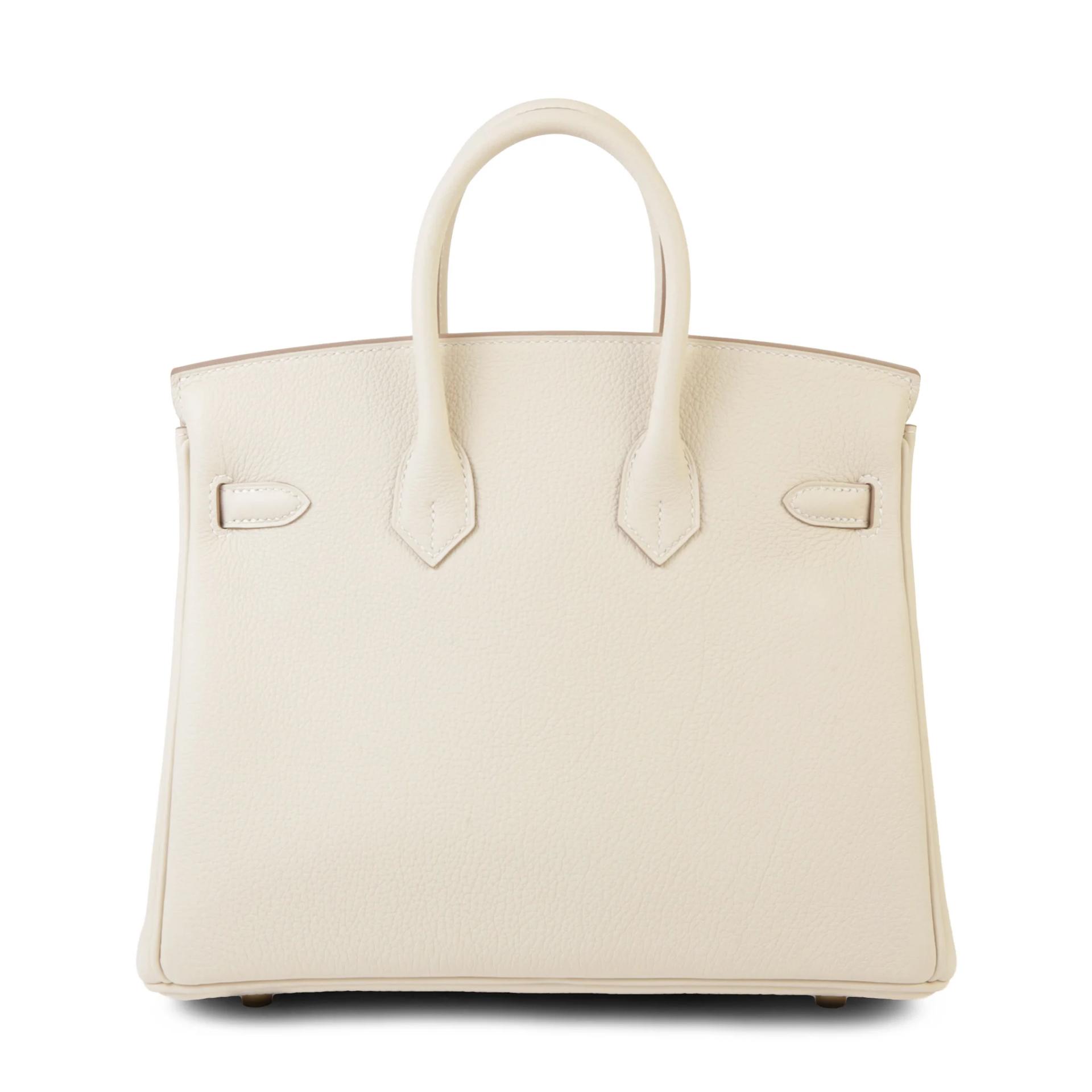 Brand New ( Rank N ) HERMÈS Birkin 25 Craie (10) Togo Gold hardware G (2026) - 2