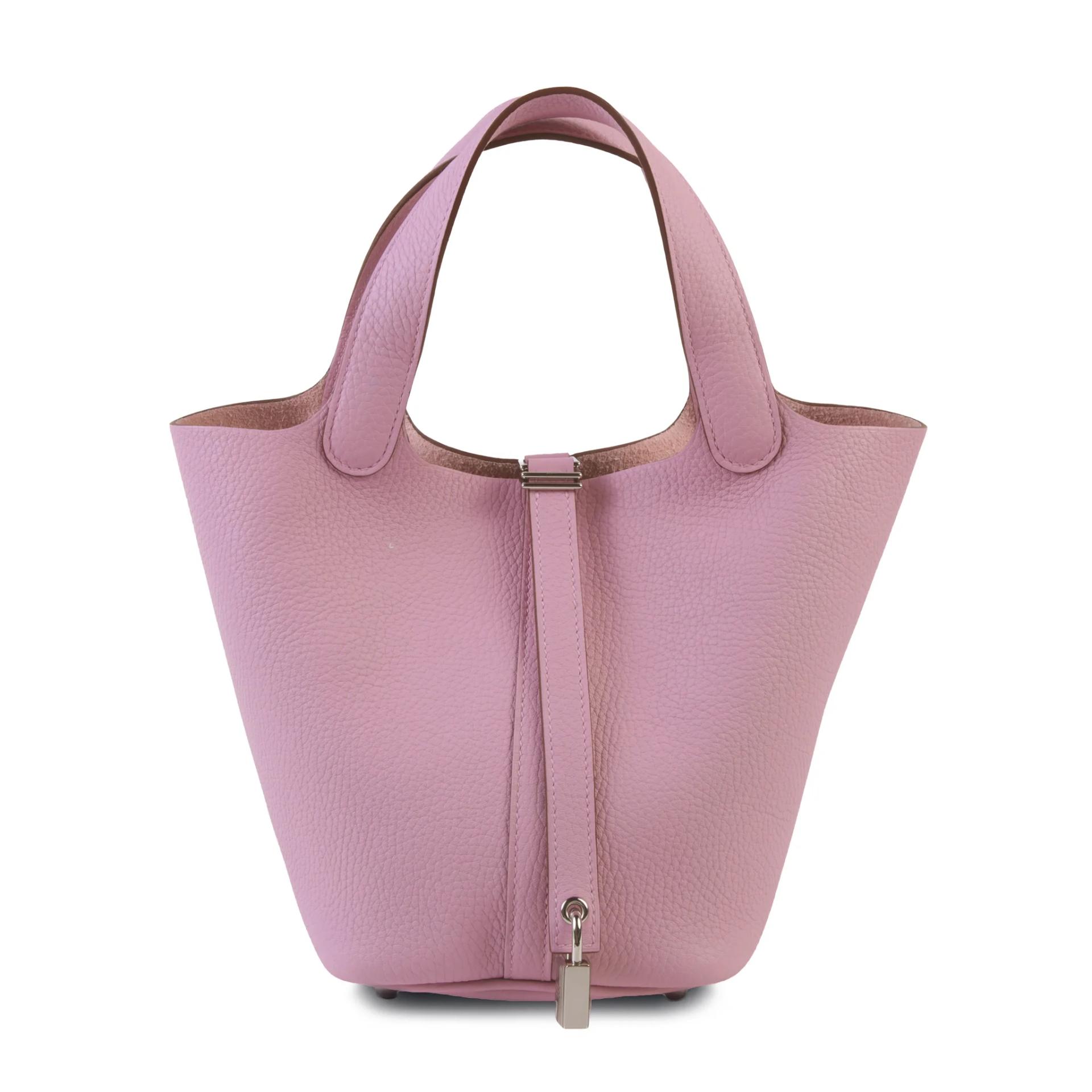 ランク SA HERMÈS エルメス ピコタンロックPM モーヴシルベストル (X9) トリヨン シルバー金具 Z刻印 (2021) - 1