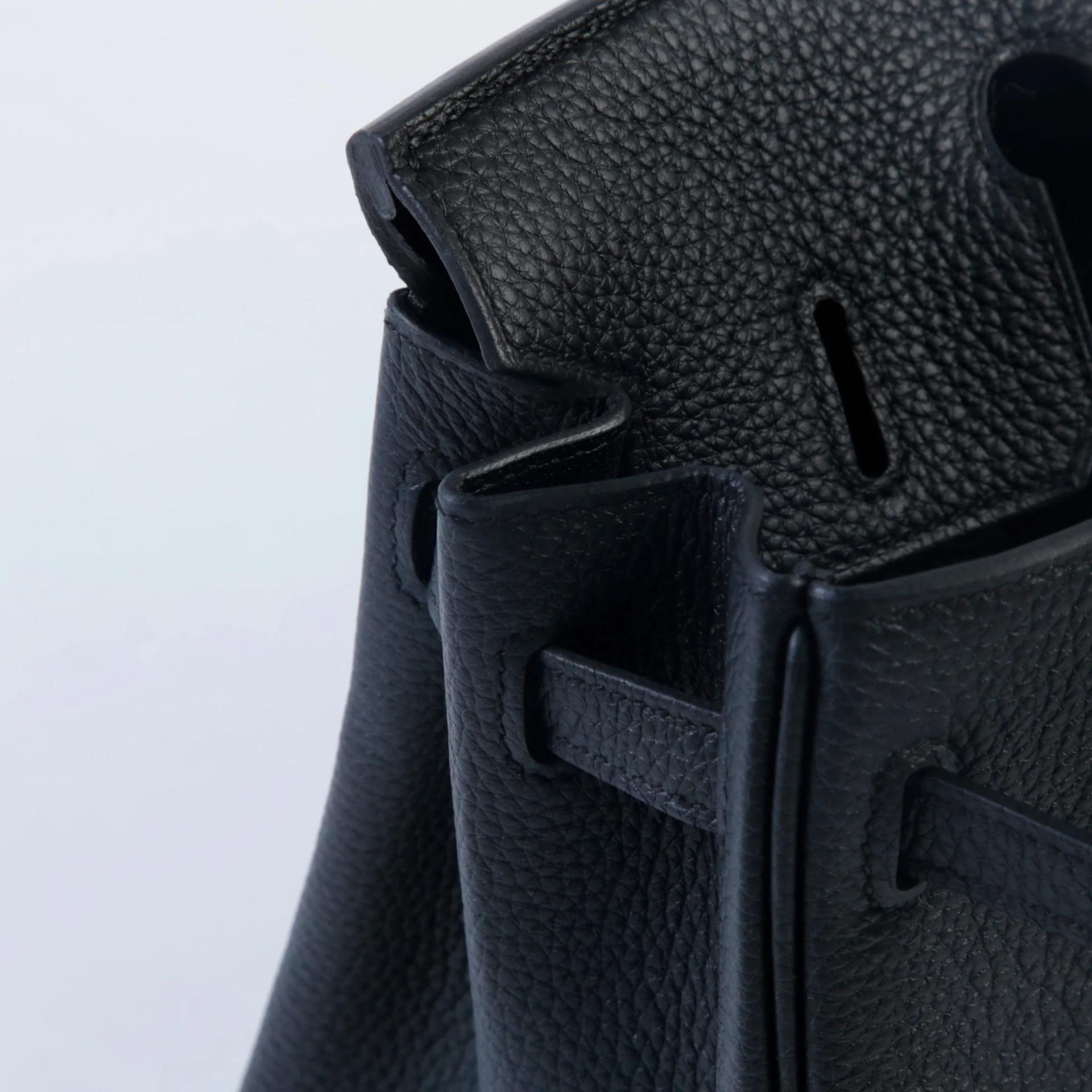 ランク N 新品 HERMÈS エルメス バーキン25 ブラック (89) トゴ シルバー金具 G刻印 (2026) - 11