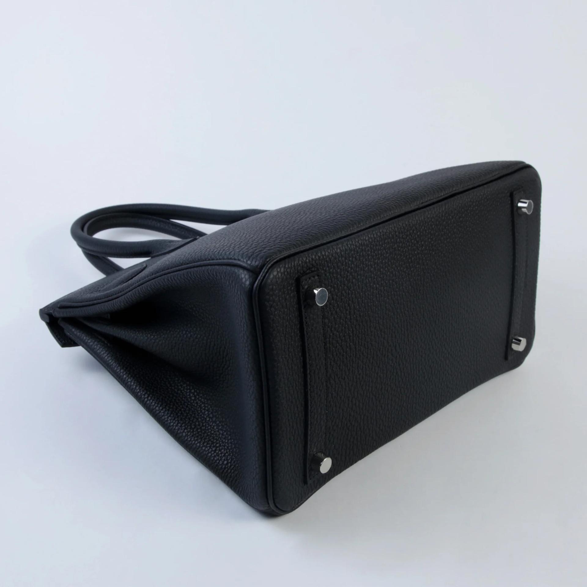 Brand New ( Rank N ) HERMÈS Birkin 30 Noir (89) Togo Palladium hardware G (2026) - 6