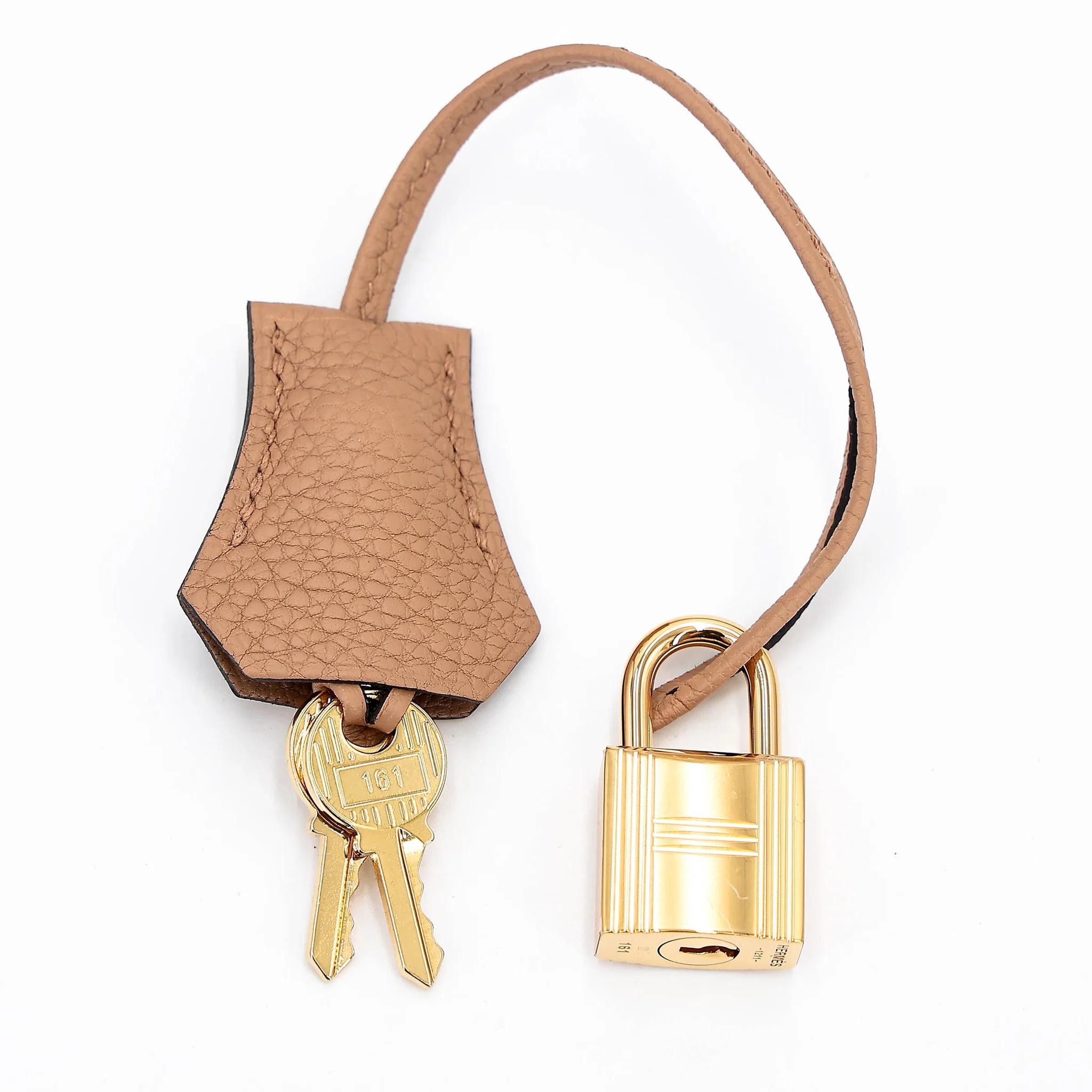 ランク NS 未使用品 HERMÈS エルメス バーキン25 チャイ(0M) トゴ ゴールド金具 U刻印 (2022) - 16