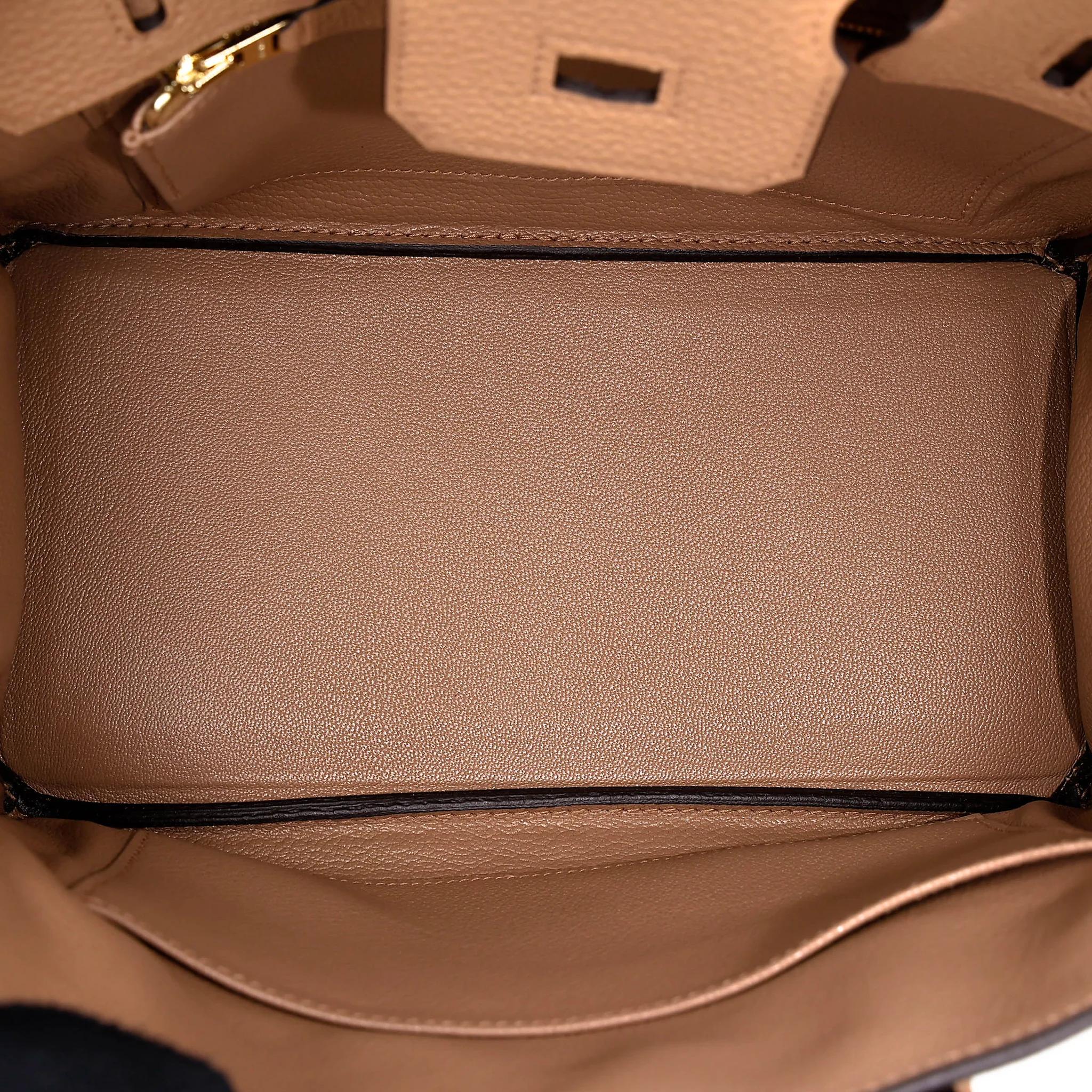 ランク NS 未使用品 HERMÈS エルメス バーキン25 チャイ(0M) トゴ ゴールド金具 U刻印 (2022) - 15