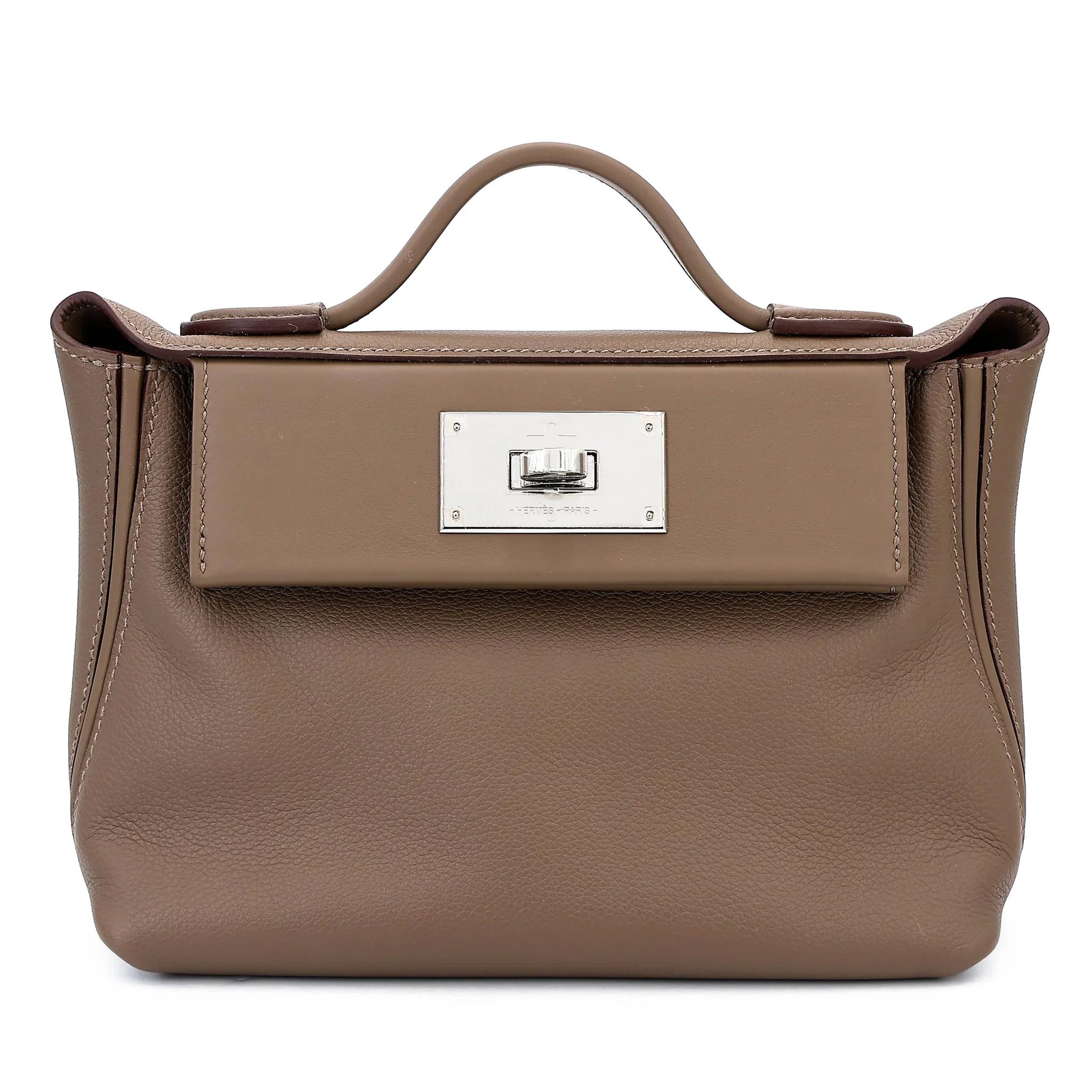 ランク NS 未使用品 HERMÈS エルメス ヴァンキャトルミニ エトゥープ (18) エバーカラー シルバー金具 W刻印 (2024) - 1