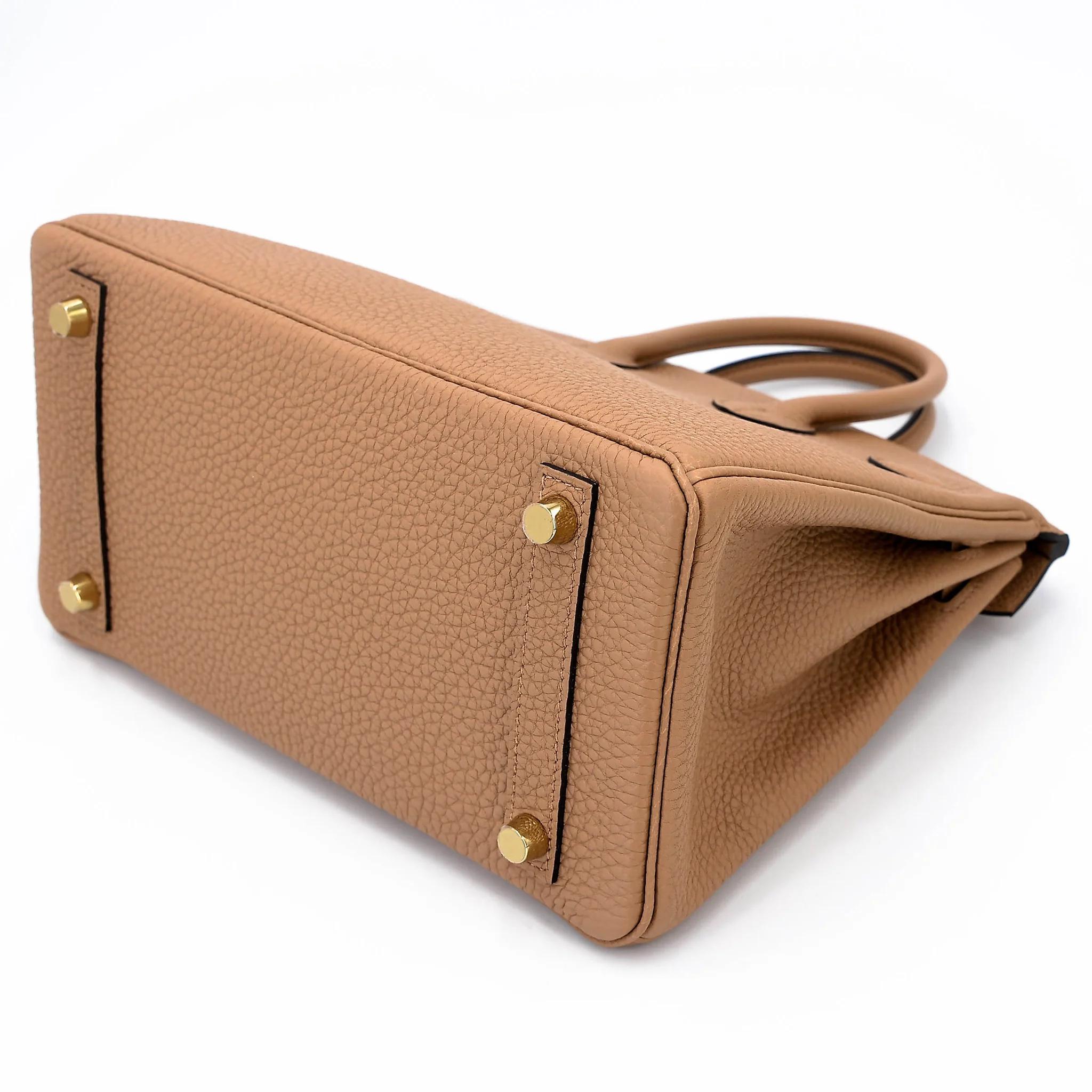 ランク NS 未使用品 HERMÈS エルメス バーキン25 チャイ(0M) トゴ ゴールド金具 U刻印 (2022) - 6