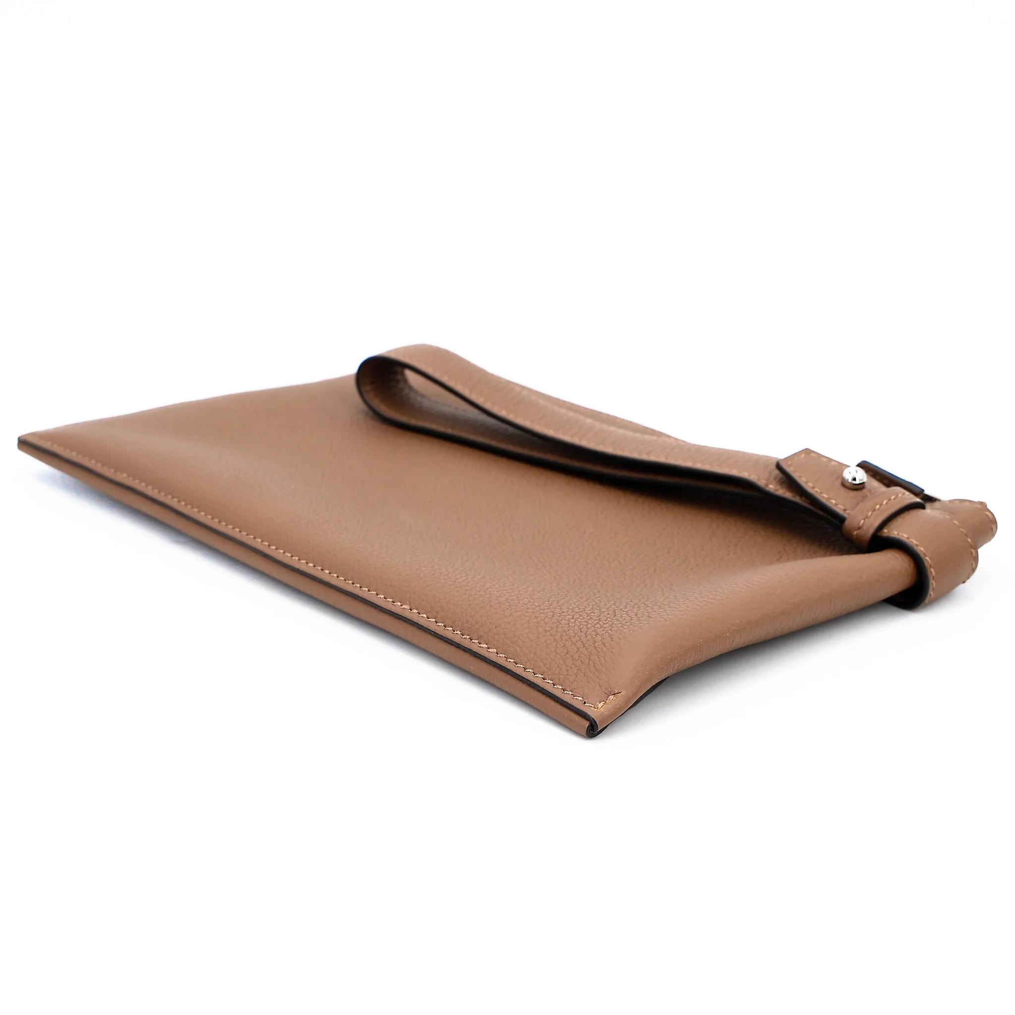 ランク NS 未使用品 HERMÈS エルメス キャバヴェルティージュ 24 ポーチ アルザン (3G) トゴ シルバー金具 - 8