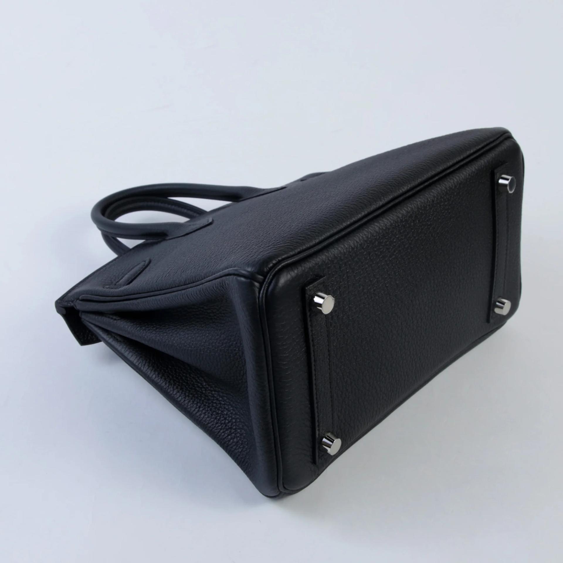 ランク N 新品 HERMÈS エルメス バーキン25 ブラック (89) トゴ シルバー金具 G刻印 (2026) - 6