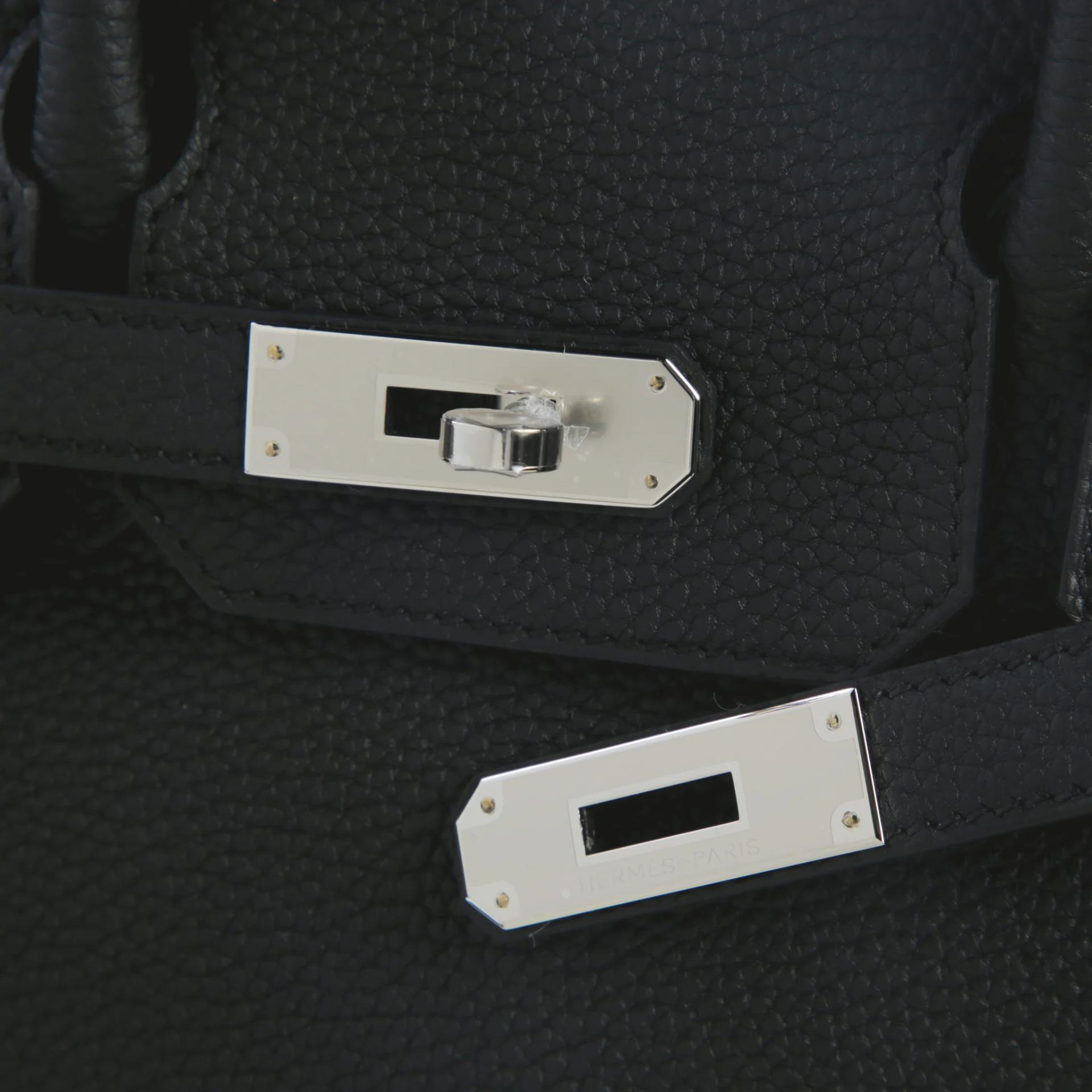 Brand New ( Rank N ) HERMÈS Birkin 30 Noir (89) Togo Palladium hardware G (2026) - 8