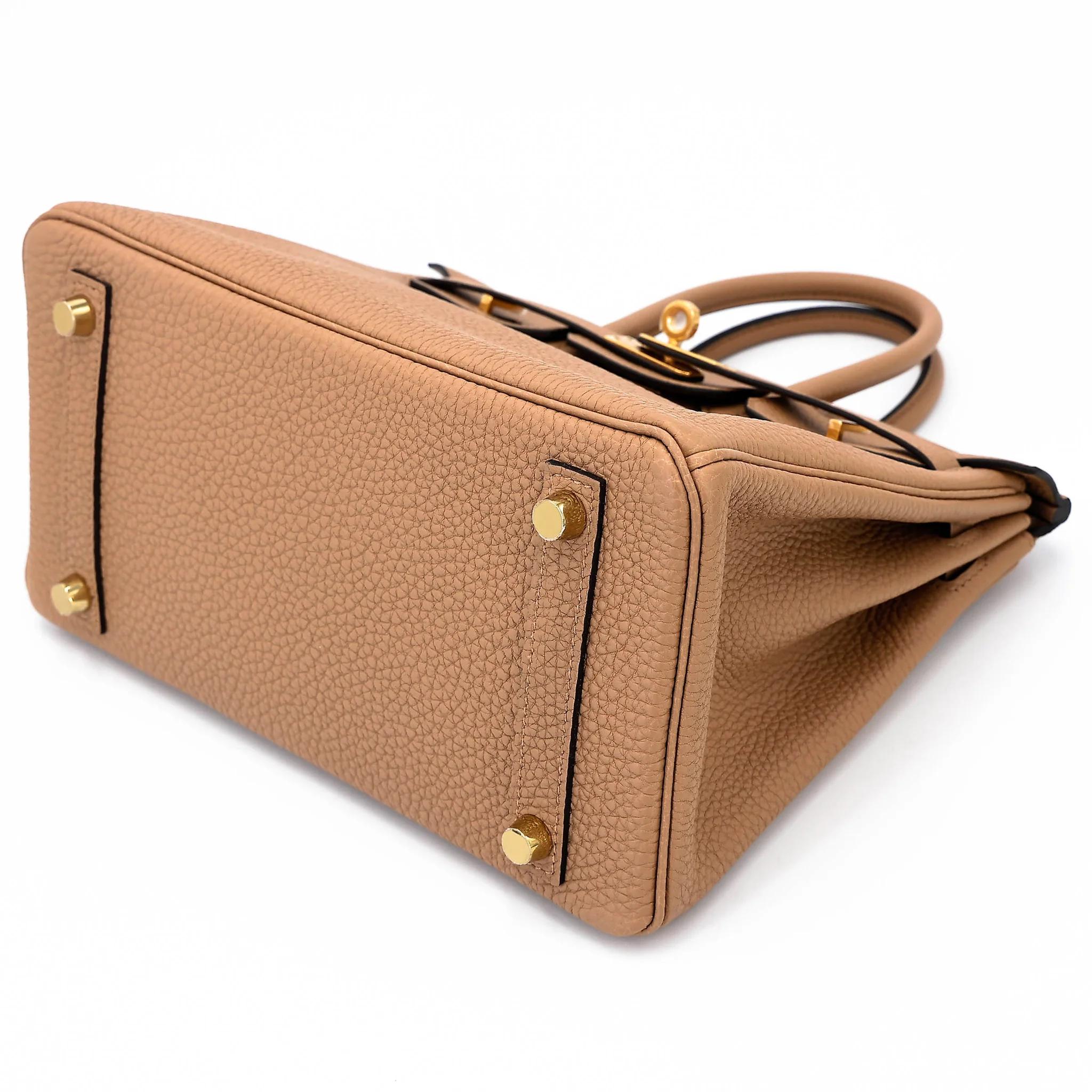 ランク NS 未使用品 HERMÈS エルメス バーキン25 チャイ(0M) トゴ ゴールド金具 U刻印 (2022) - 4