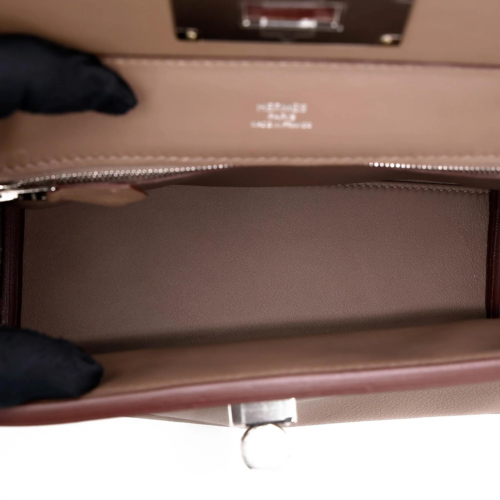 ランク NS 未使用品 HERMÈS エルメス ヴァンキャトルミニ エトゥープ (18) エバーカラー シルバー金具 W刻印 (2024) - 19