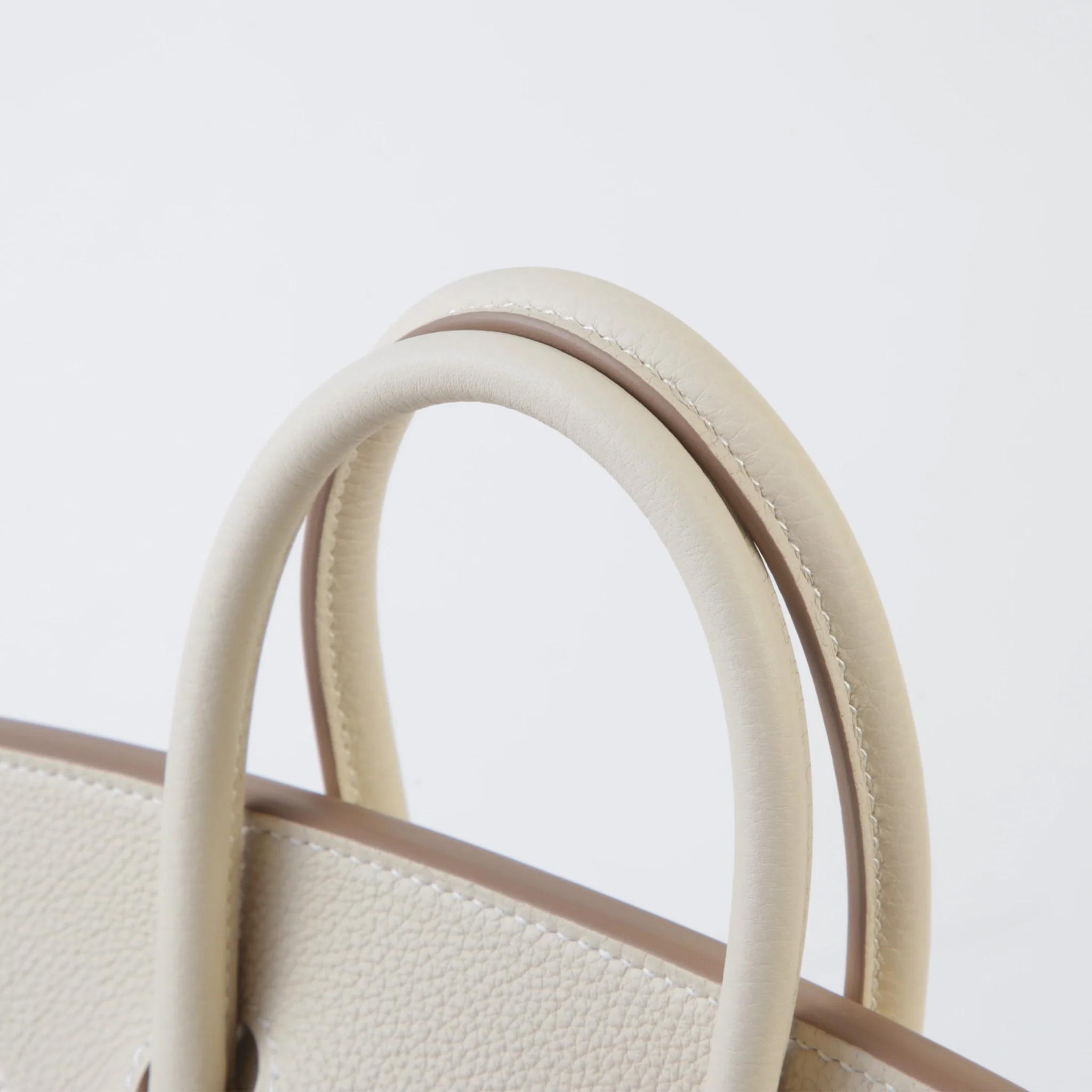 Brand New ( Rank N ) HERMÈS Birkin 25 Craie (10) Togo Gold hardware G (2026) - 3