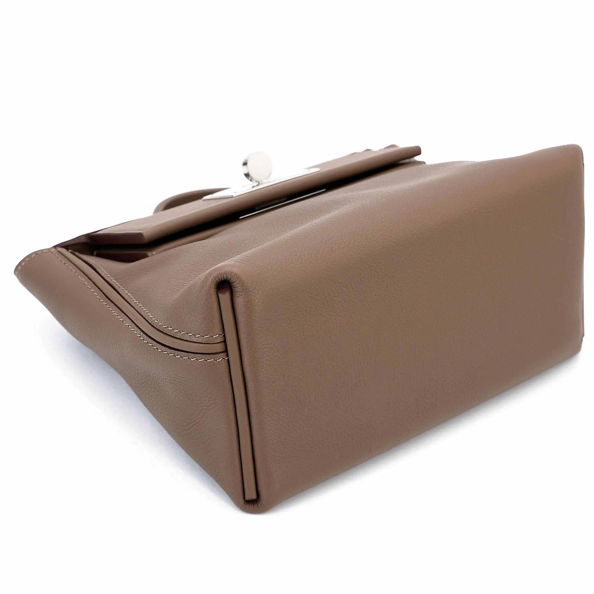 ランク NS 未使用品 HERMÈS エルメス ヴァンキャトルミニ エトゥープ (18) エバーカラー シルバー金具 W刻印 (2024) - 5