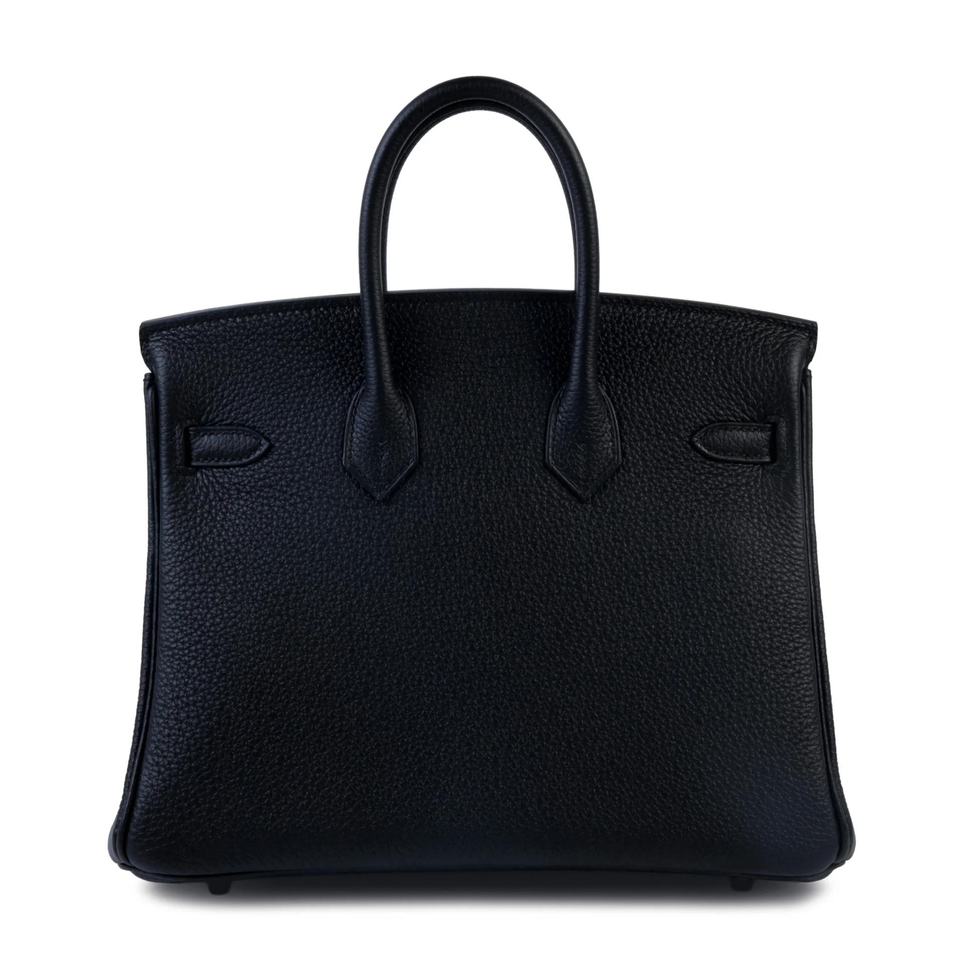 ランク N 新品 HERMÈS エルメス バーキン25 ブラック (89) トゴ シルバー金具 G刻印 (2026) - 2