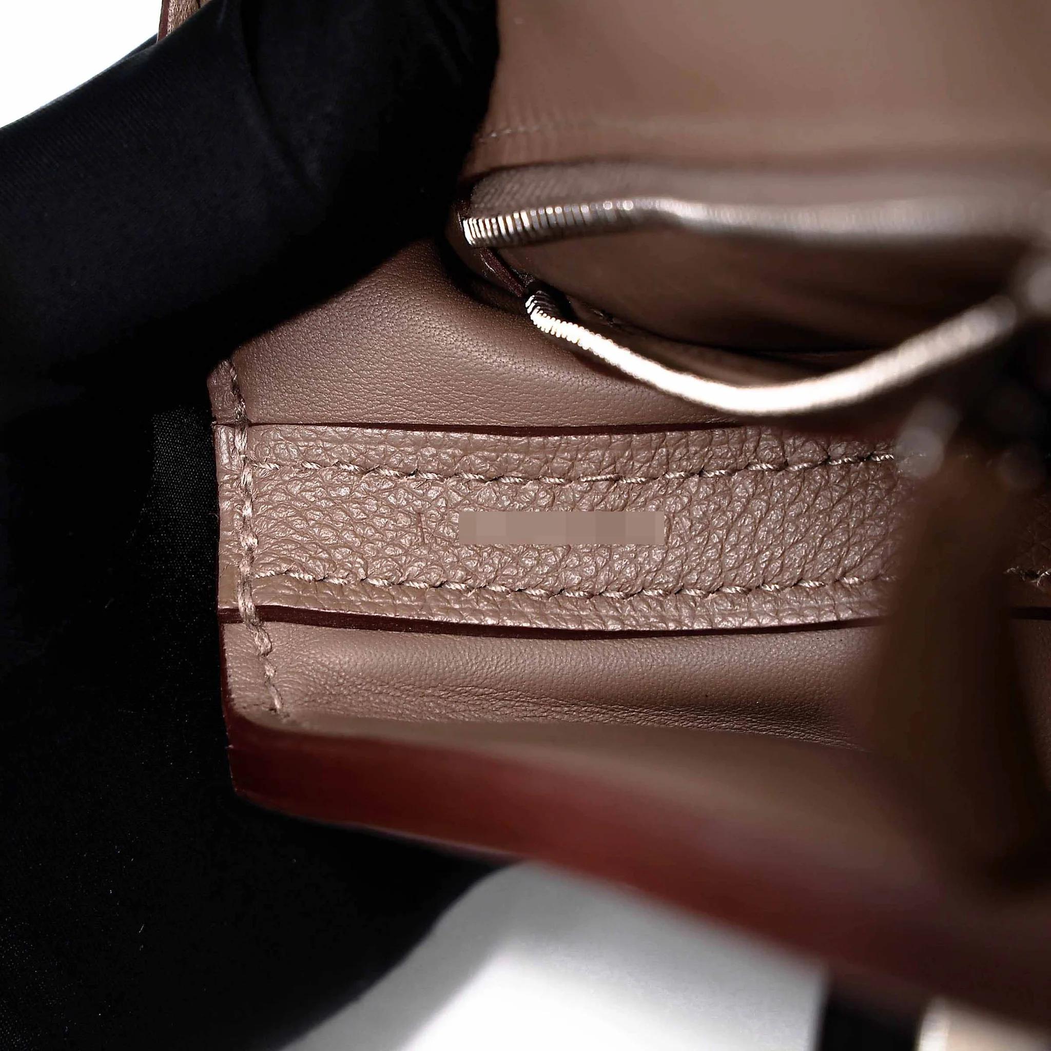 ランク NS 未使用品 HERMÈS エルメス ヴァンキャトルミニ エトゥープ (18) エバーカラー シルバー金具 W刻印 (2024) - 16