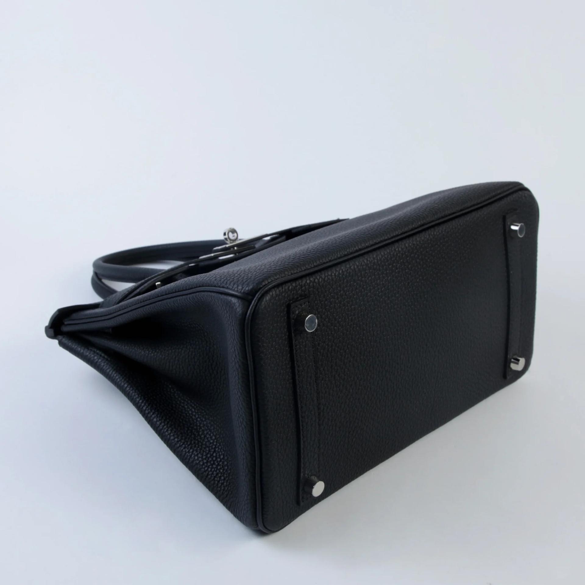 Brand New ( Rank N ) HERMÈS Birkin 30 Noir (89) Togo Palladium hardware G (2026) - 4