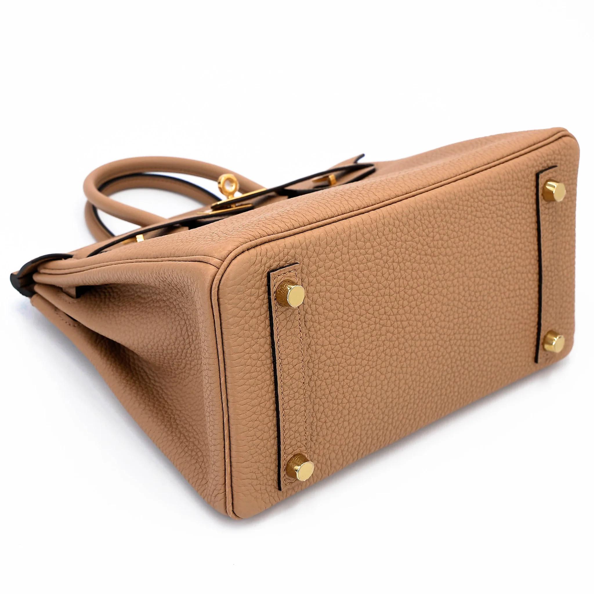 ランク NS 未使用品 HERMÈS エルメス バーキン25 チャイ(0M) トゴ ゴールド金具 U刻印 (2022) - 5