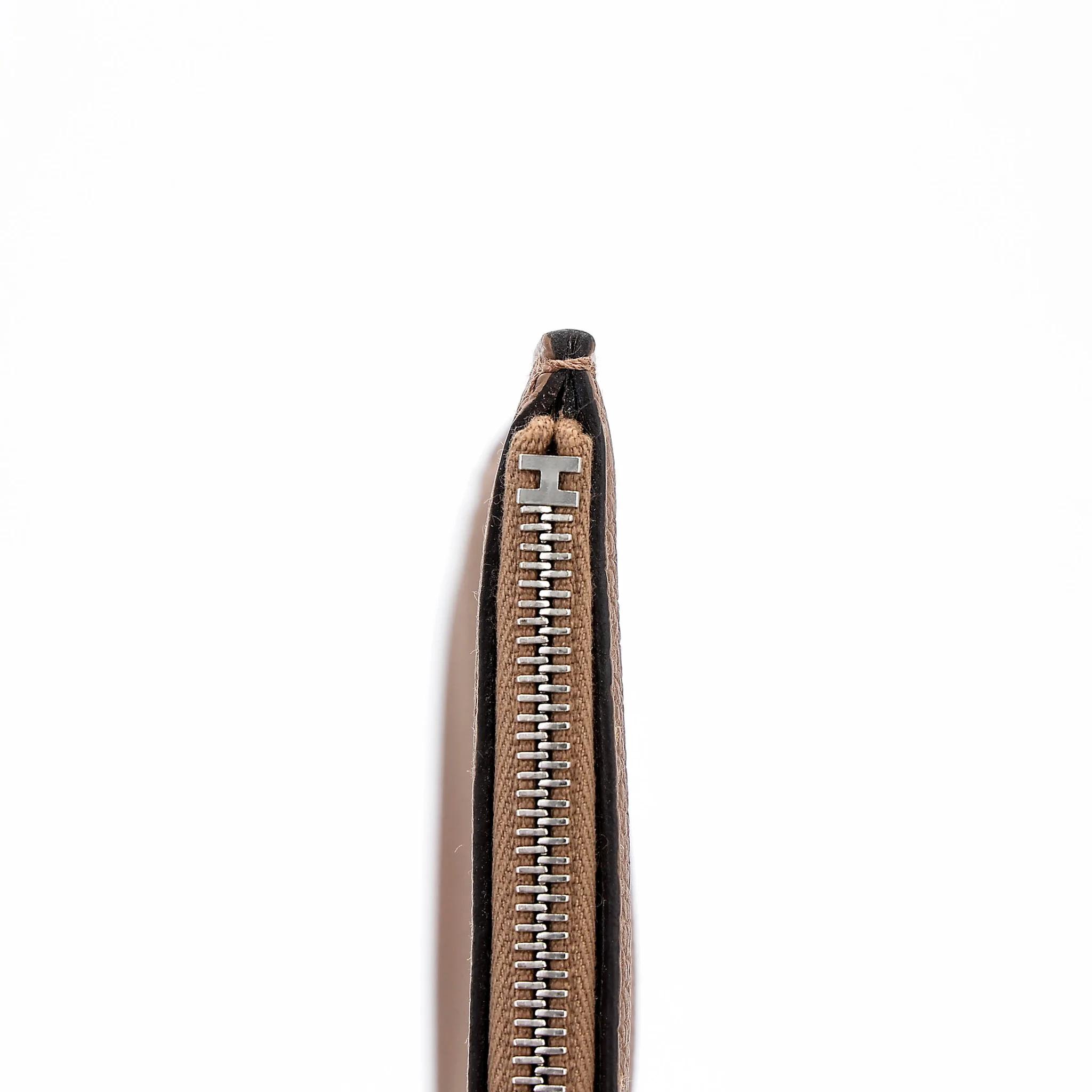 ランク NS 未使用品 HERMÈS エルメス キャバヴェルティージュ 24 ポーチ アルザン (3G) トゴ シルバー金具 - 12